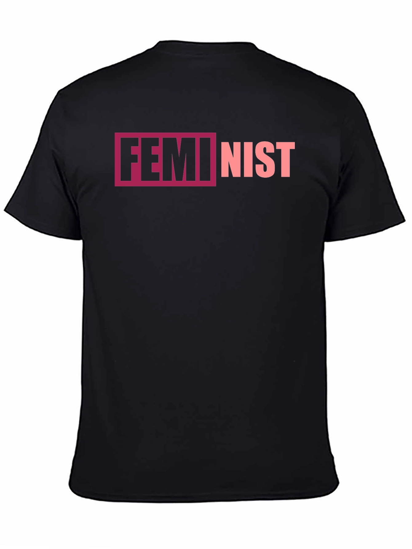 Feminist Graphic Tee - Black Cotton T-Shirt