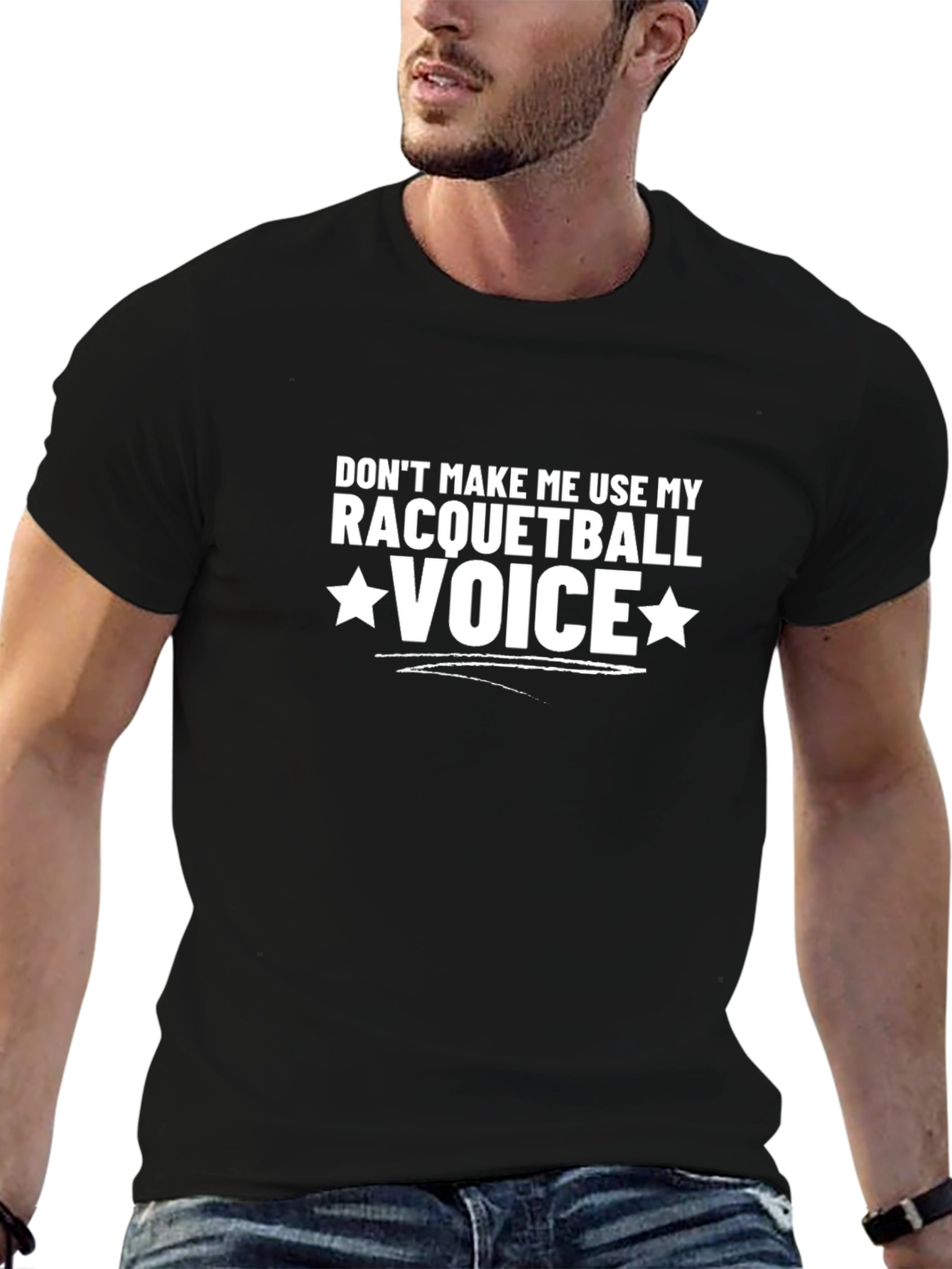 Racquetball Voice T-Shirt - Funny Graphic Tee