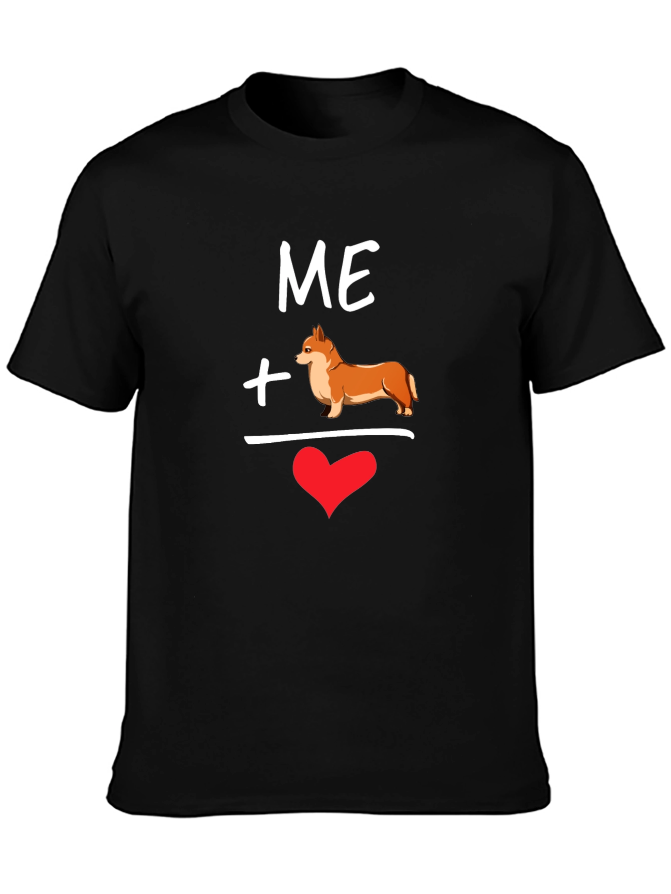 Me Plus Corgi Equals Love T-Shirt