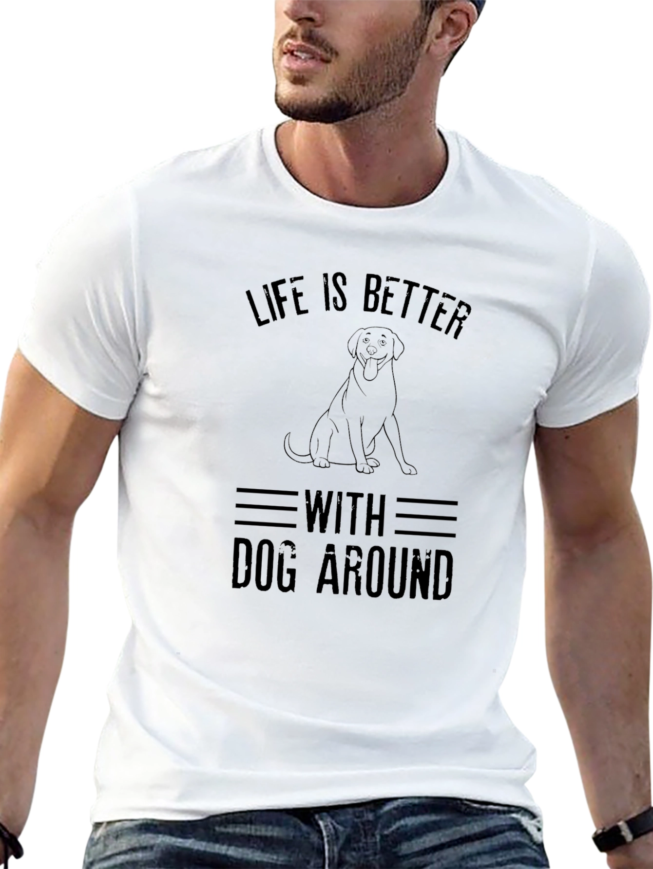 Life Is Better With Dog Around T-Shirt