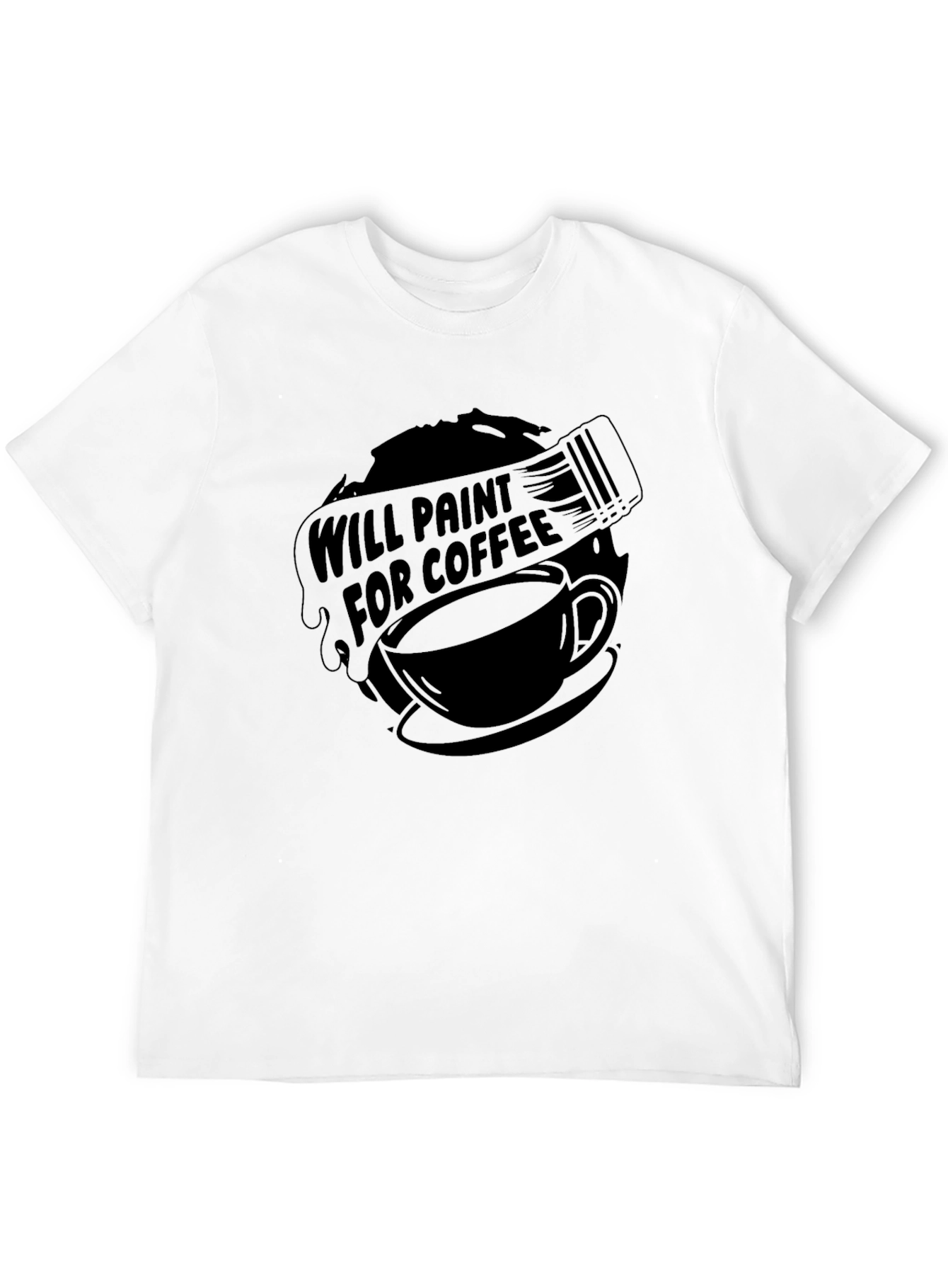 Will Paint for Coffee - Graphic Tee