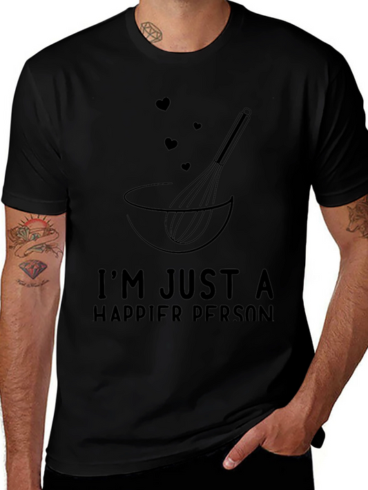 Happier Person Baking T-Shirt
