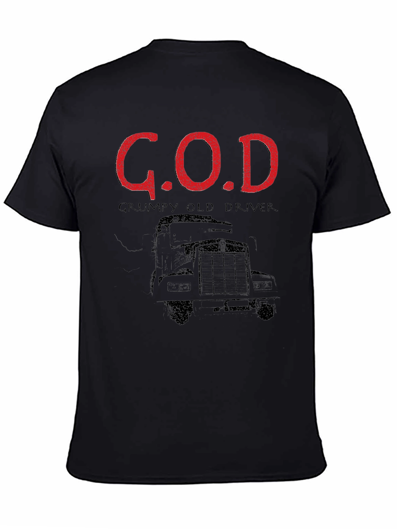 G.O.D. Grumpy Old Driver T-Shirt - Black
