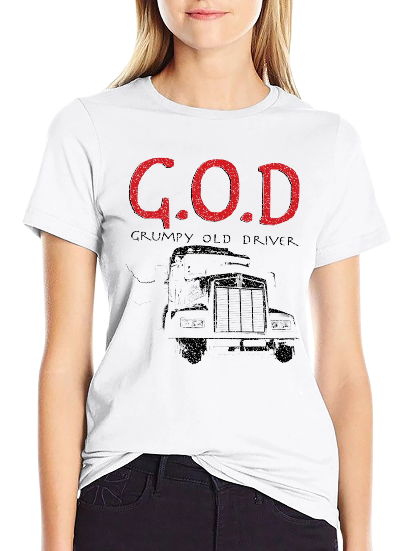 G.O.D. Grumpy Old Driver T-Shirt - Black