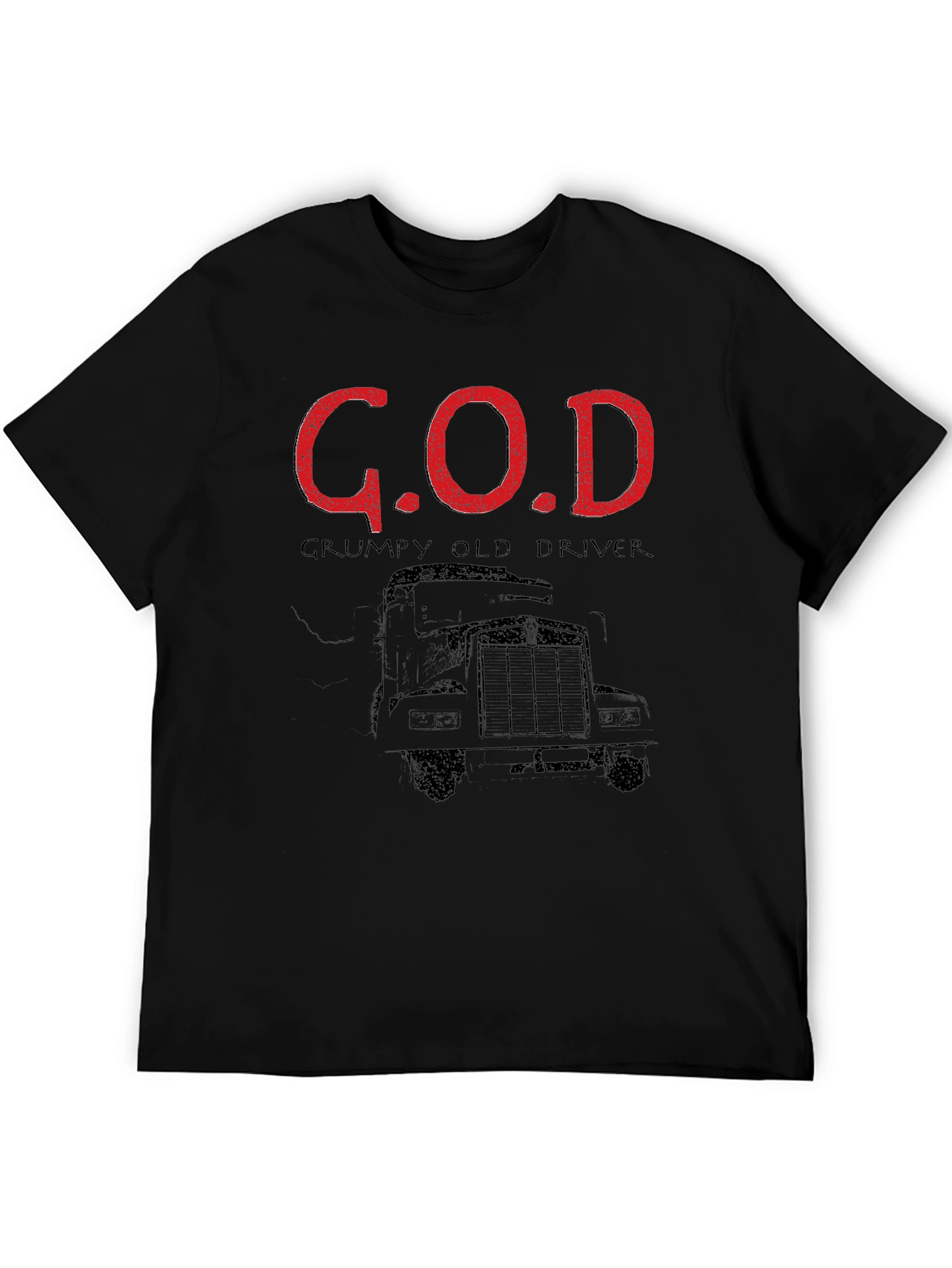 G.O.D. Grumpy Old Driver T-Shirt - Black