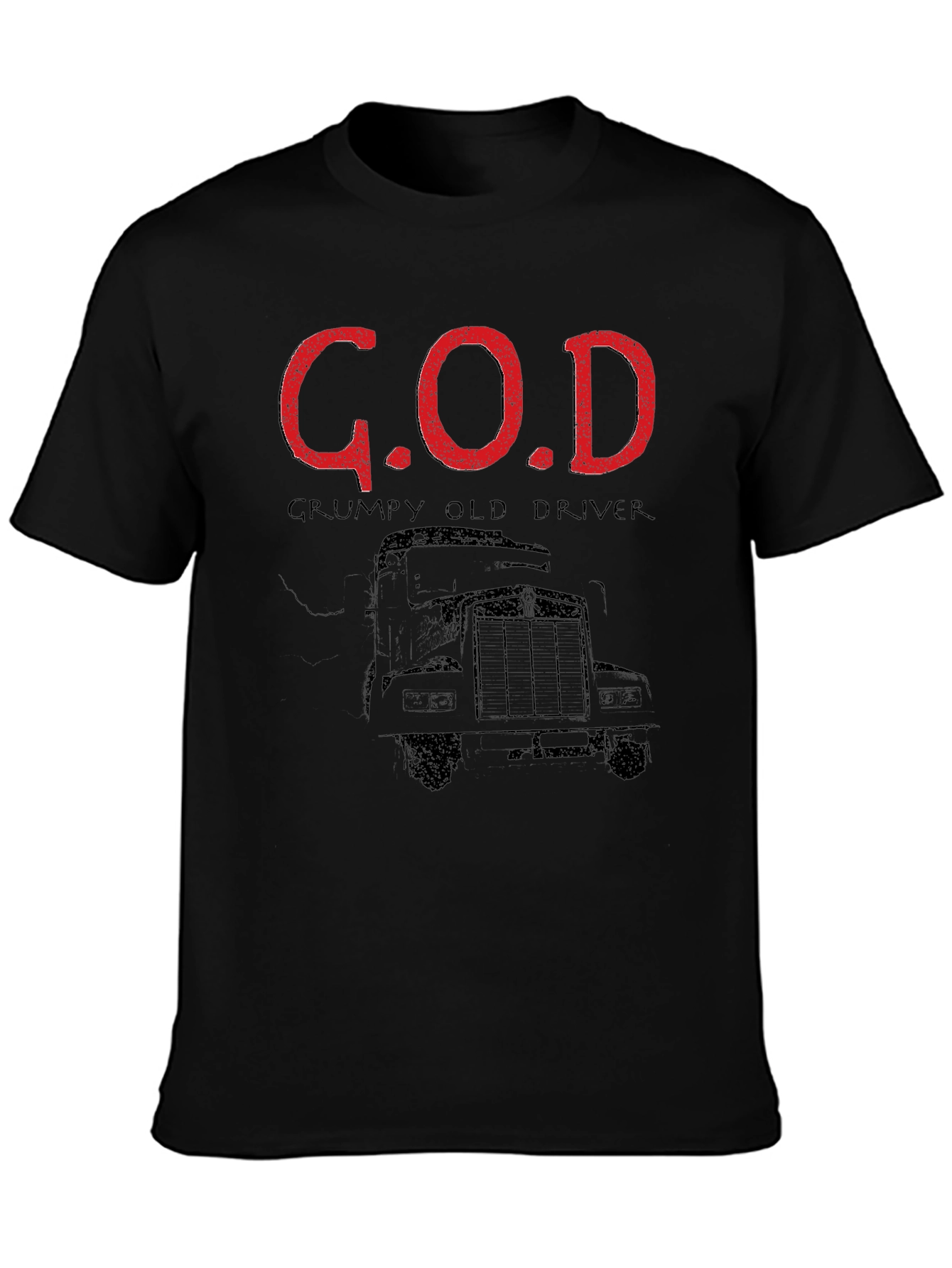 G.O.D. Grumpy Old Driver T-Shirt - Black