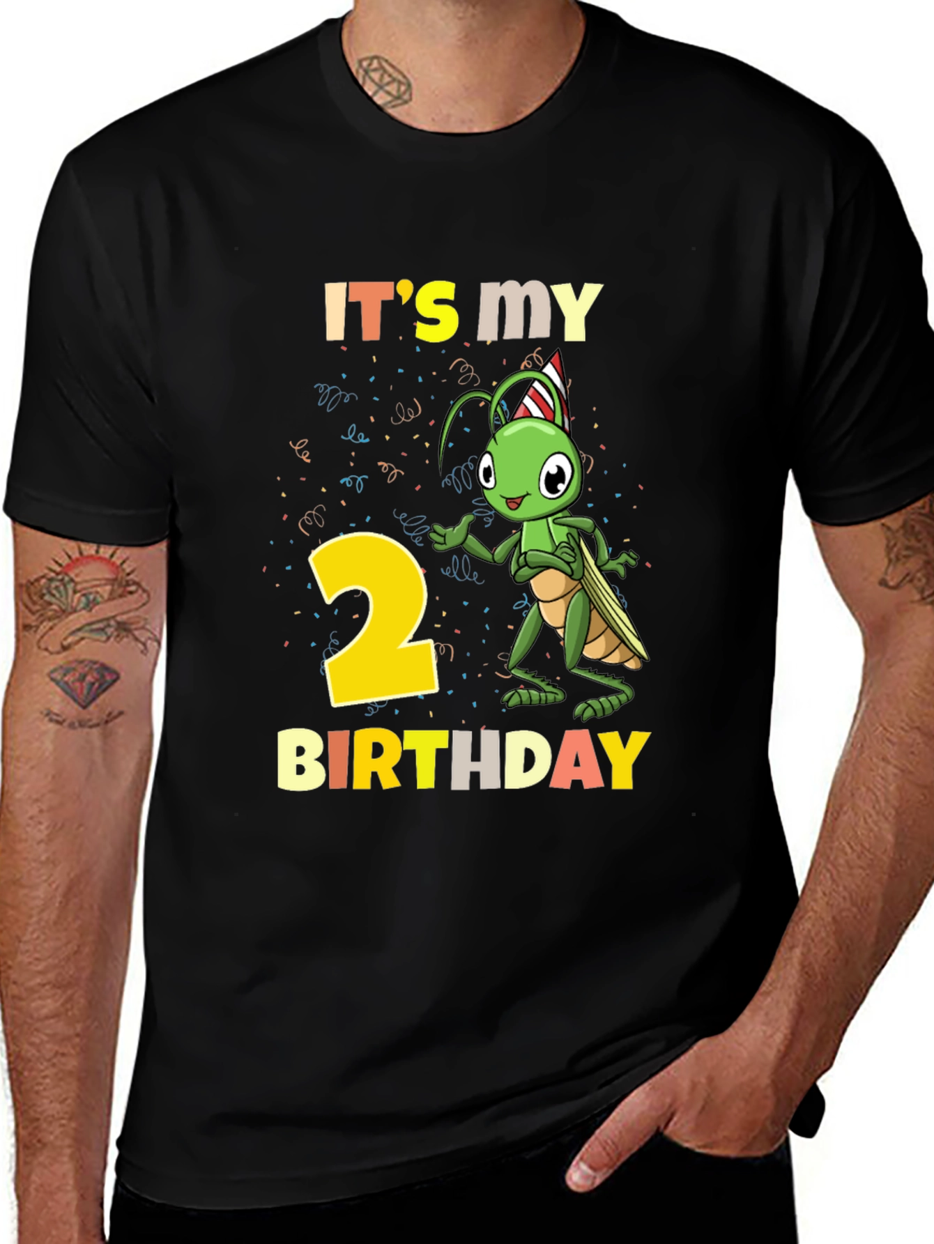 Its My 2nd Birthday Grasshopper T-Shirt