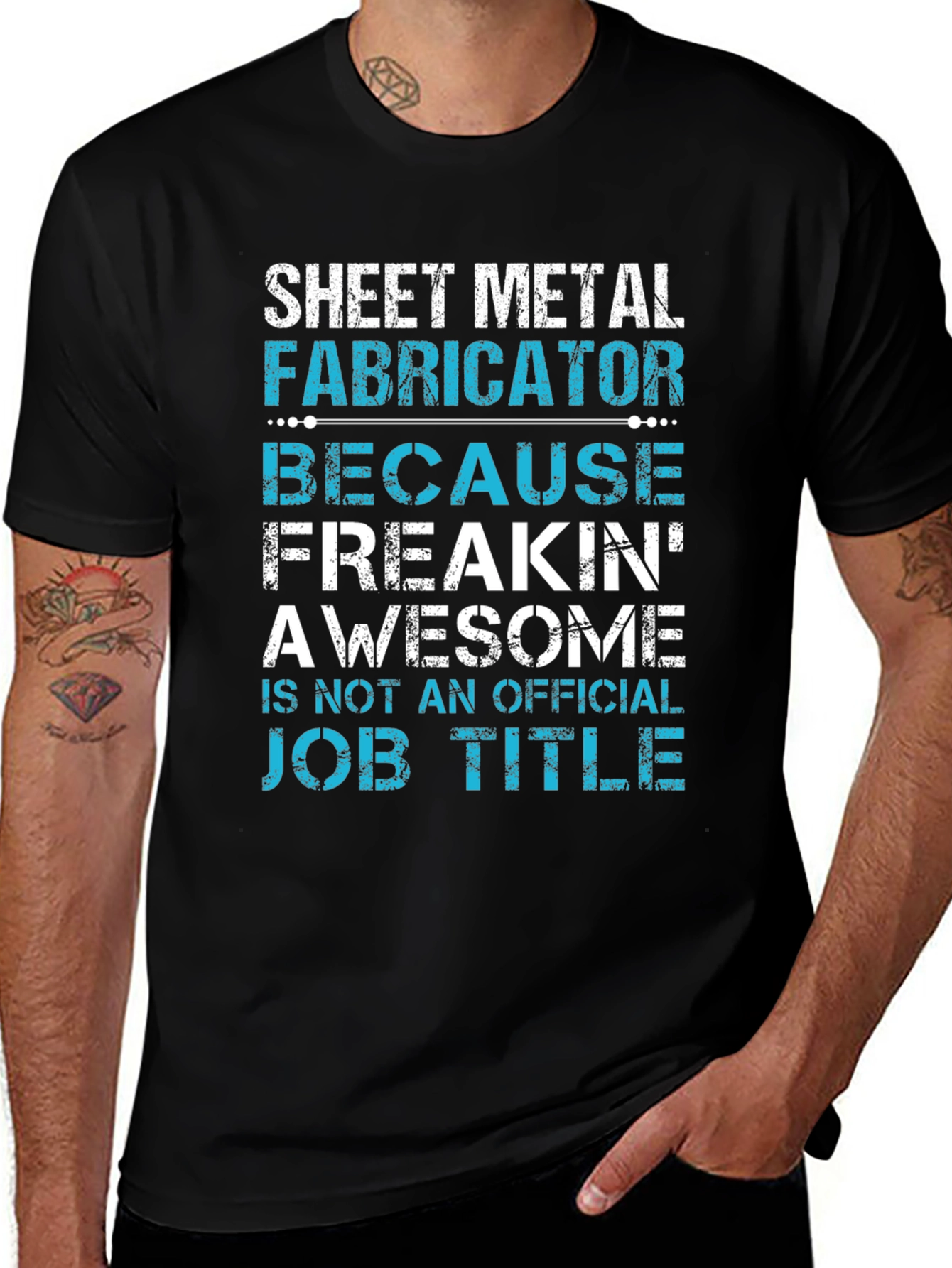 Sheet Metal Fabricator Awesome Job Title T-Shirt
