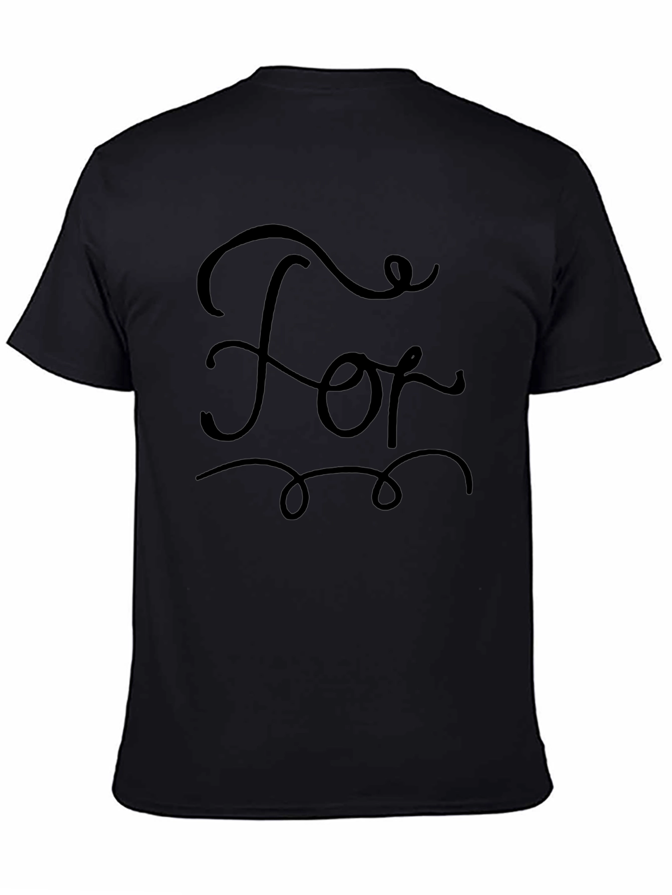 Stylish Black For Graphic T-Shirt