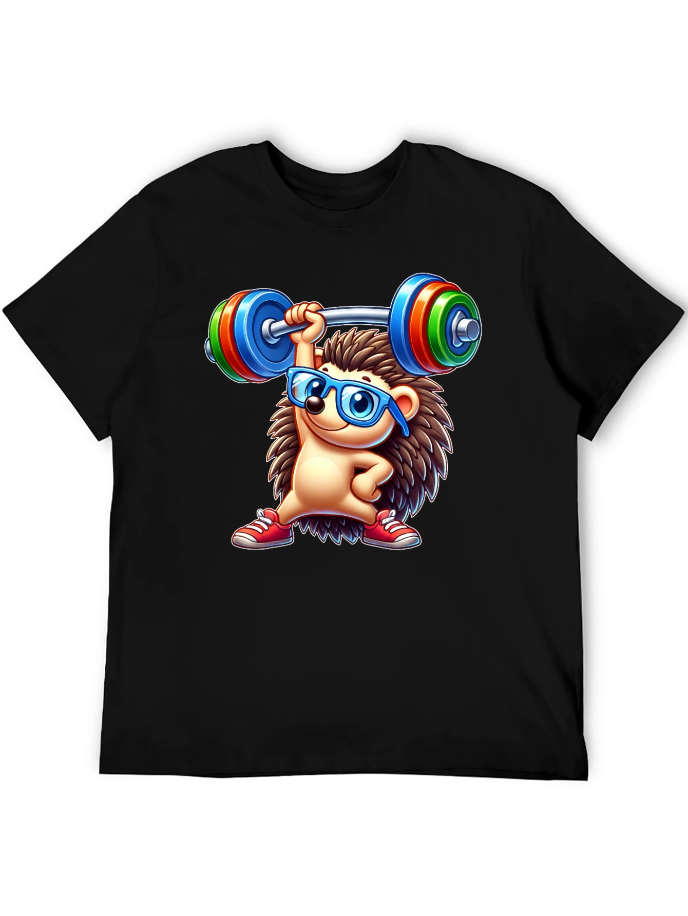 Workout Hedgehog Graphic Tee