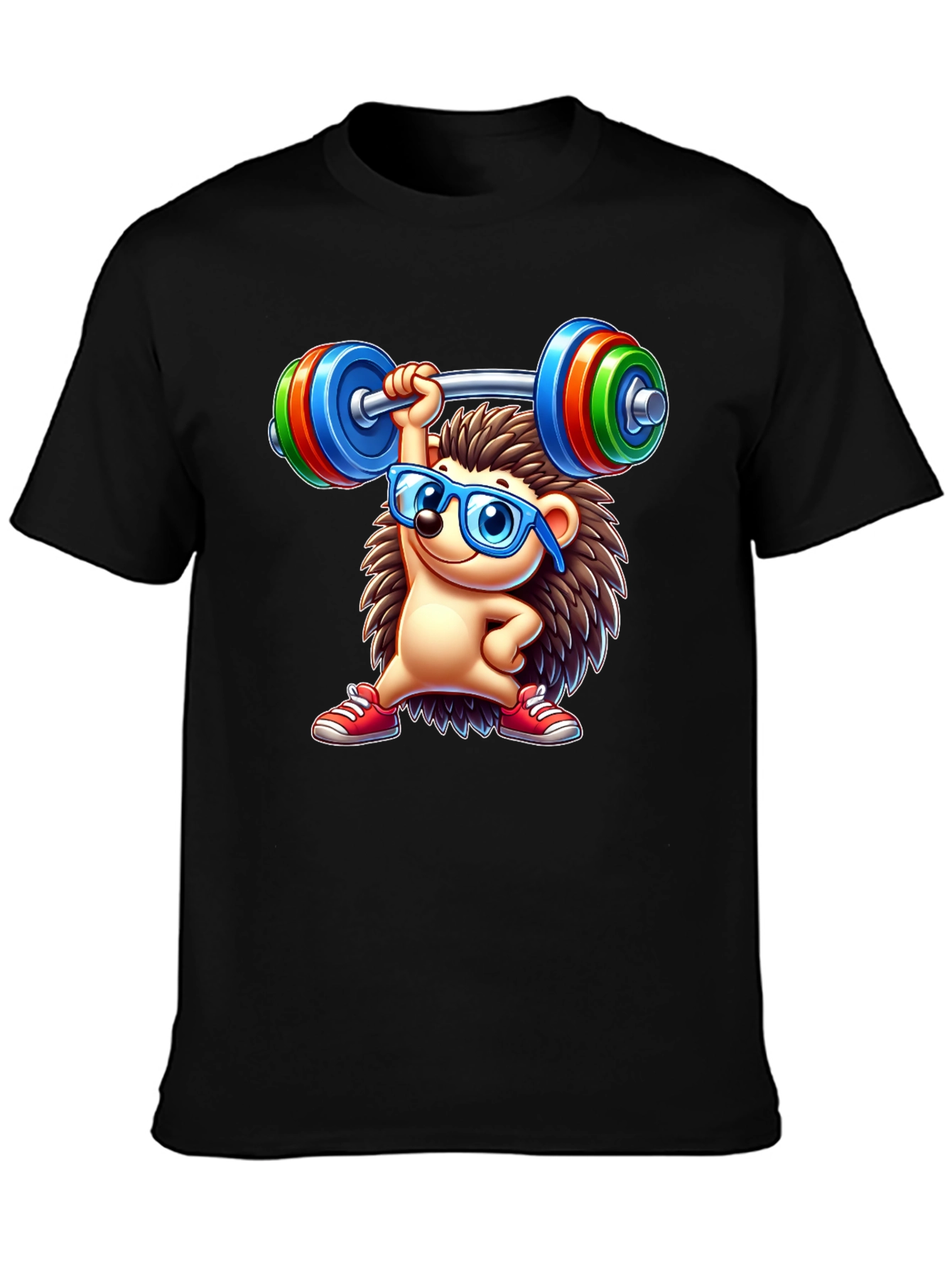 Workout Hedgehog Graphic Tee