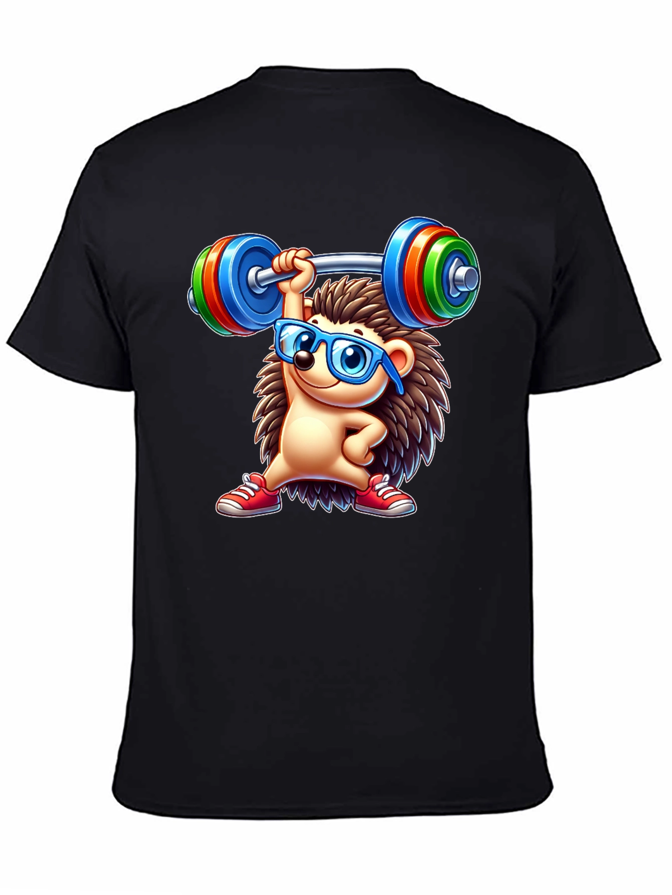 Workout Hedgehog Graphic Tee