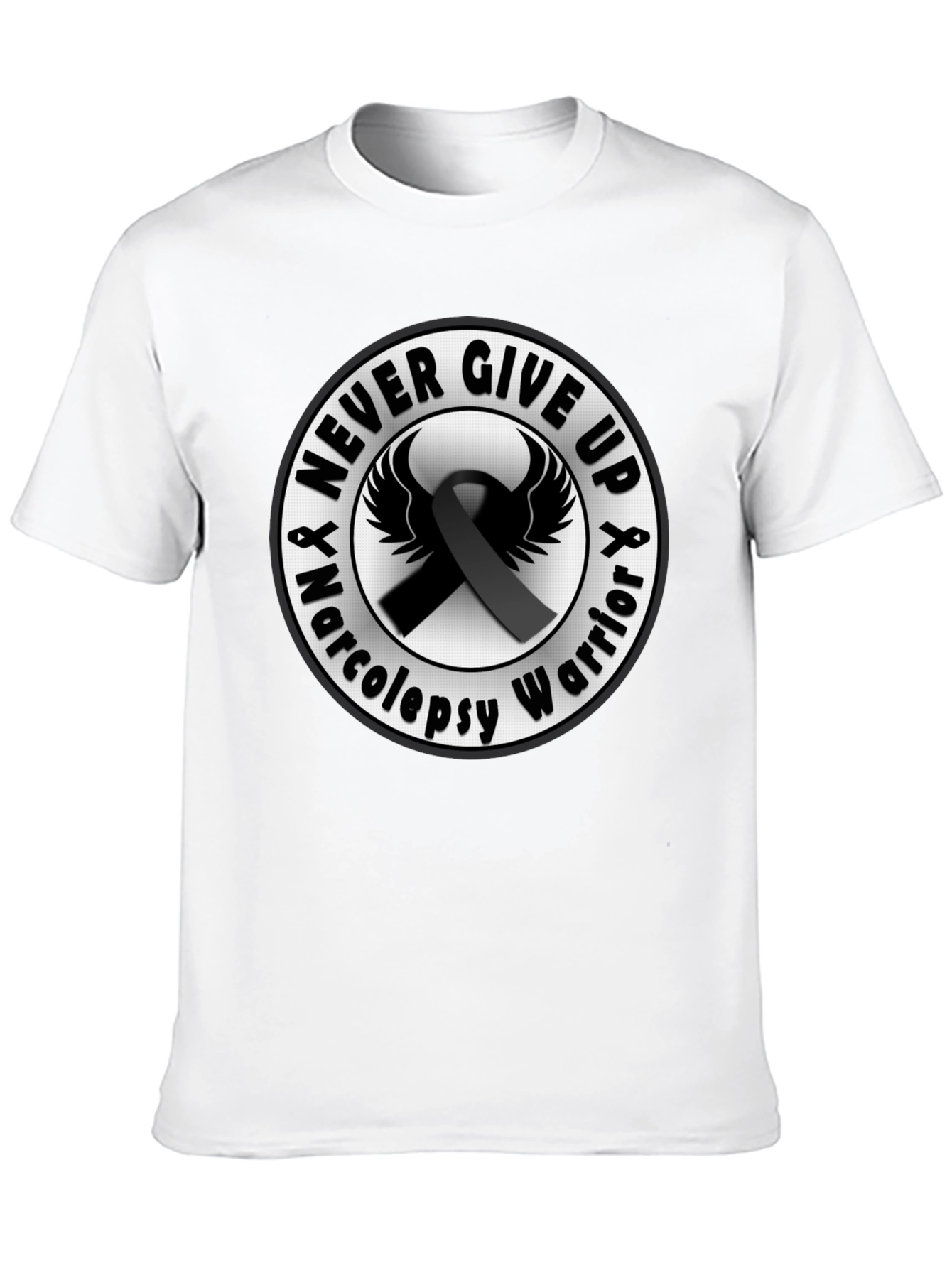 Narcolepsy Warrior Black T-Shirt