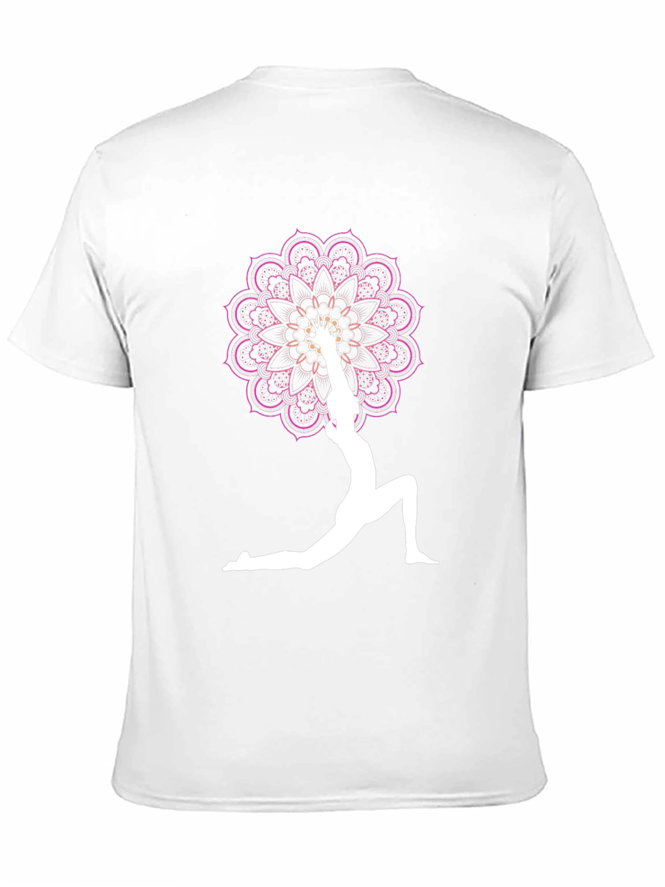 Yoga Mandala Graphic Tee - Black