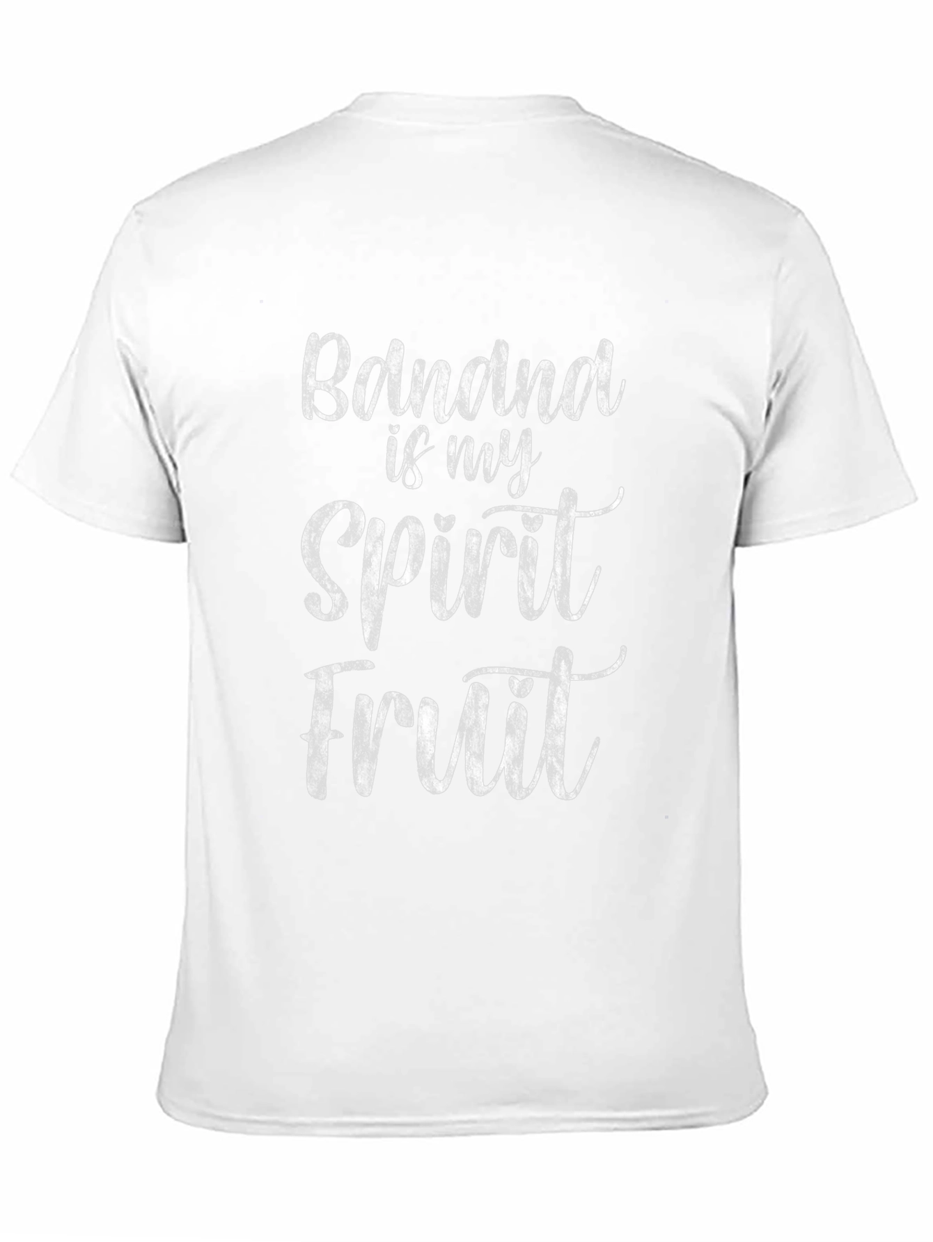 Banana is My Spirit Fruit Black Graphic T-Shirt