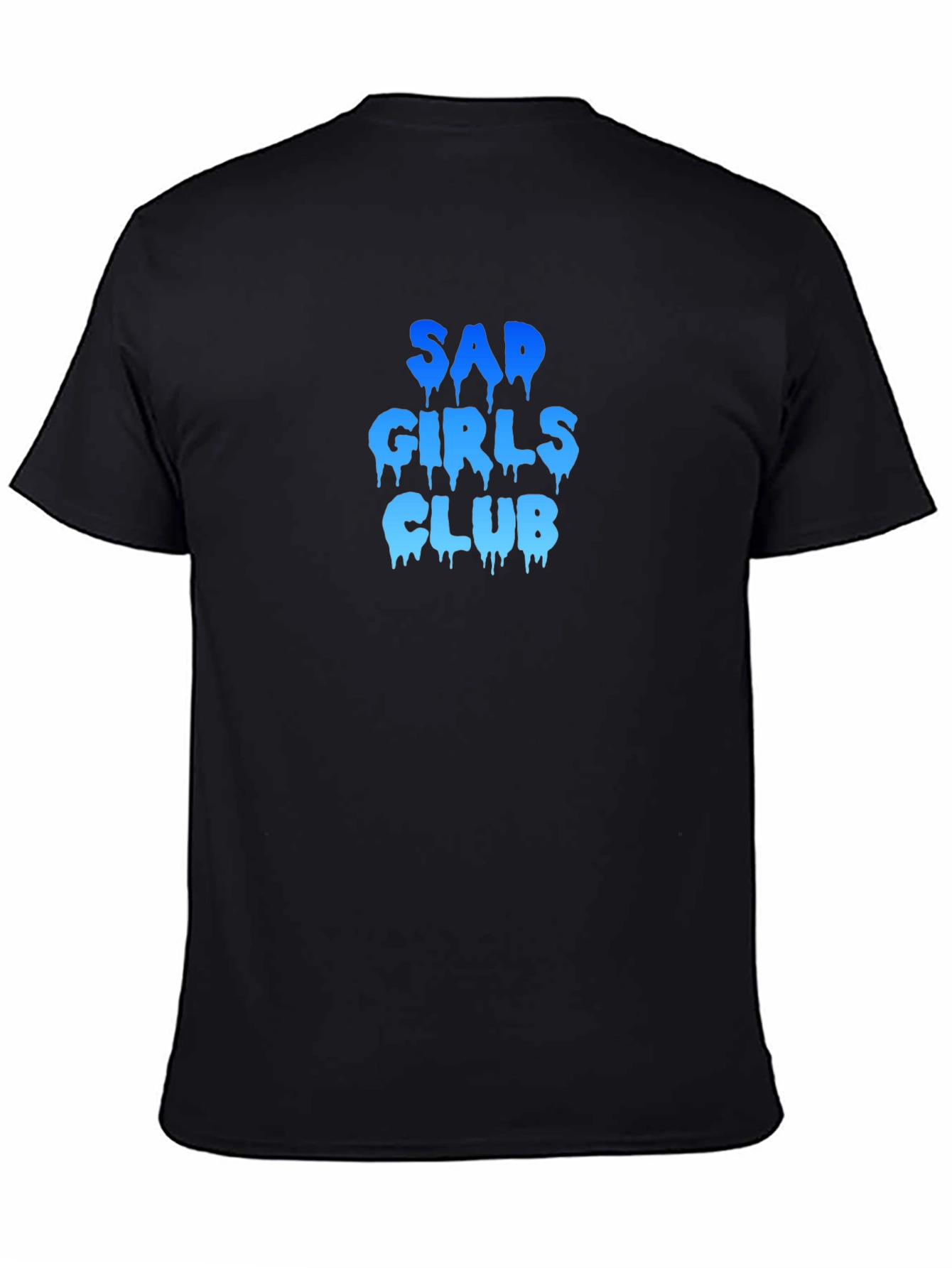 Sad Girls Club Graphic Print Black Tee