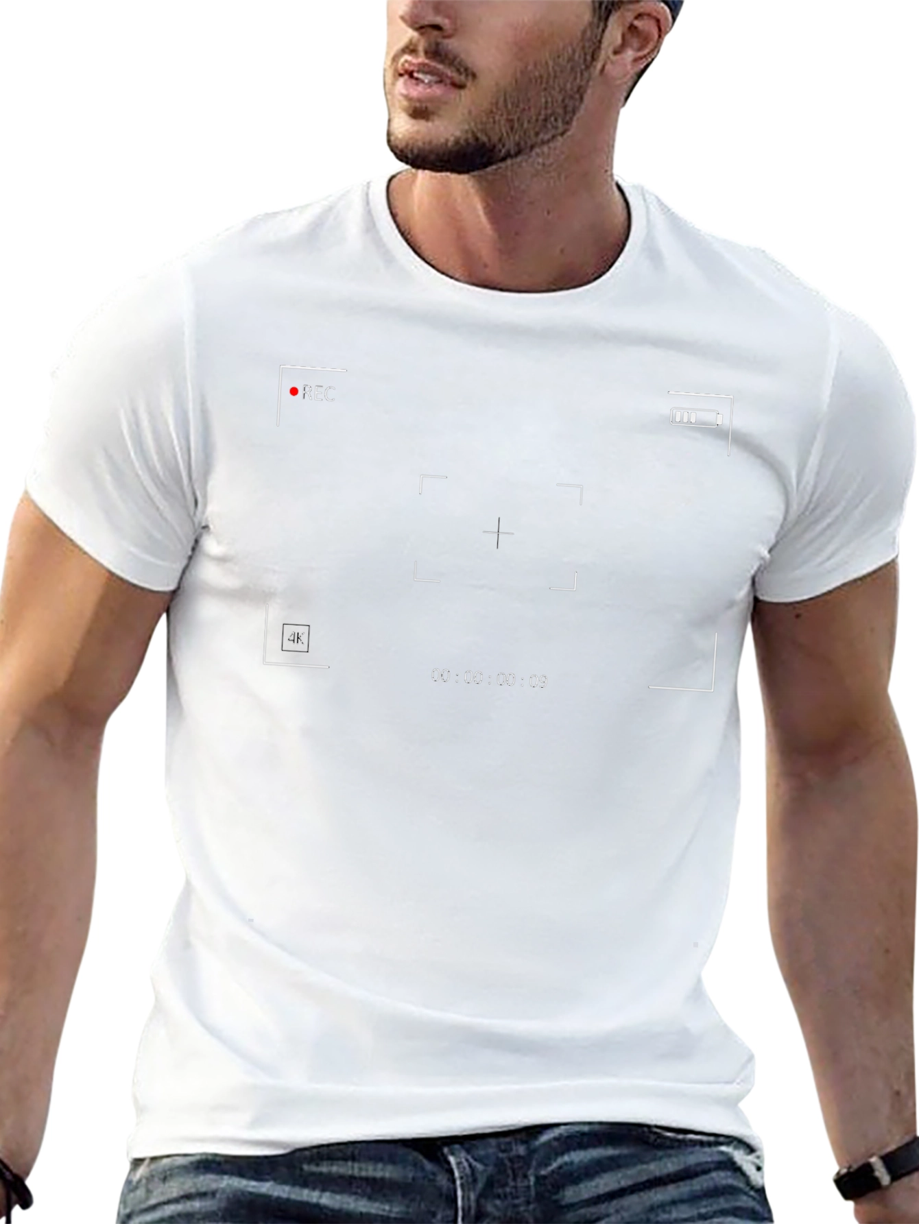Camcorder Viewfinder Graphic T-Shirt