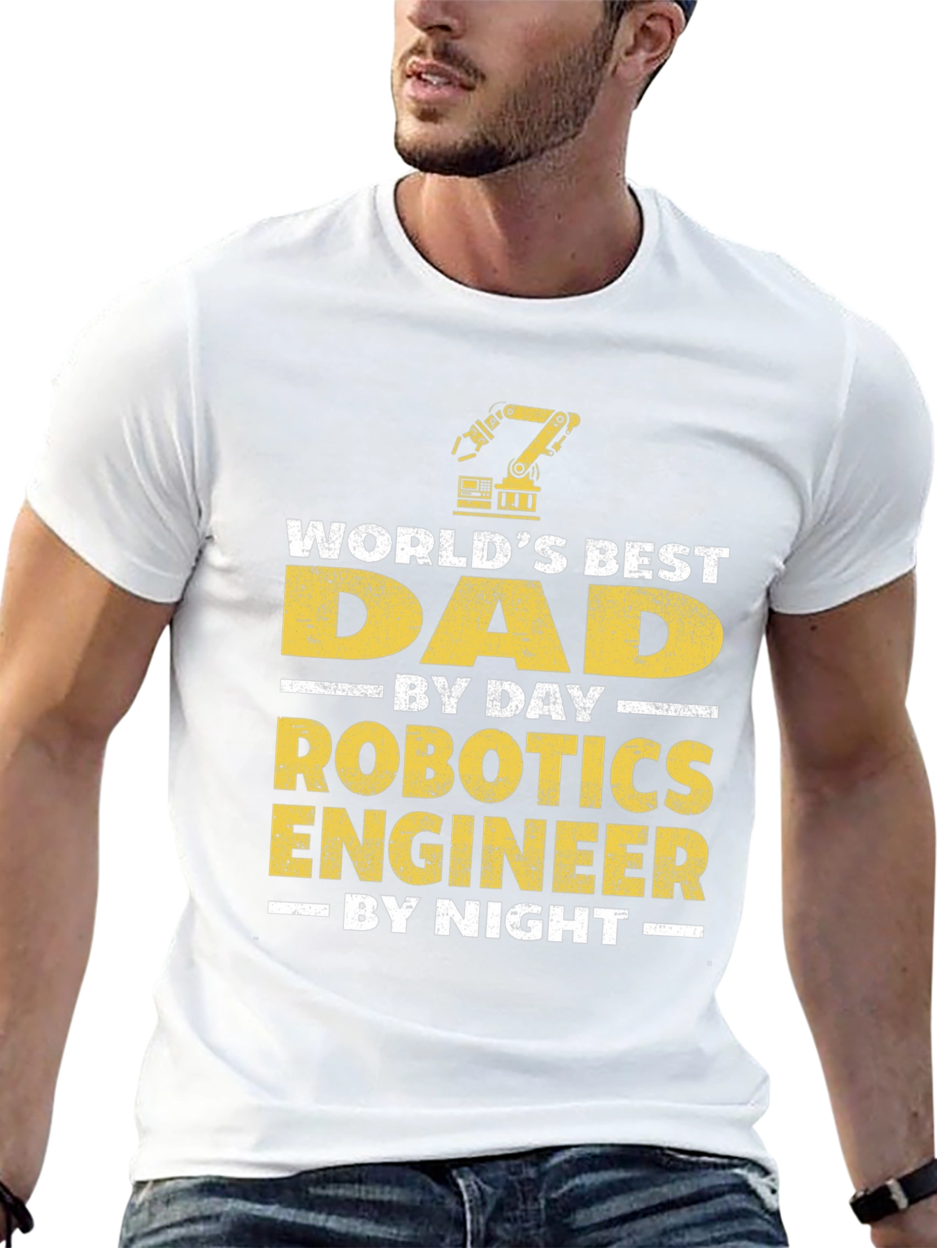 Robotics Engineer Dad T-Shirt - Best Dad Gift