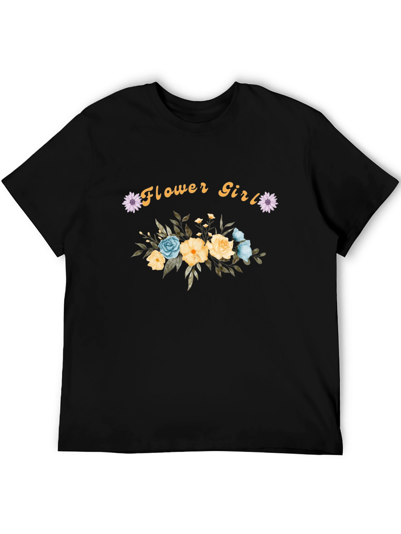 Flower Girl Floral Graphic Tee