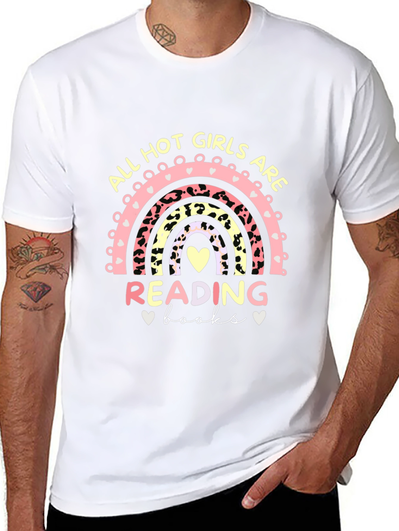 All Hot Girls Read Books Graphic Tee