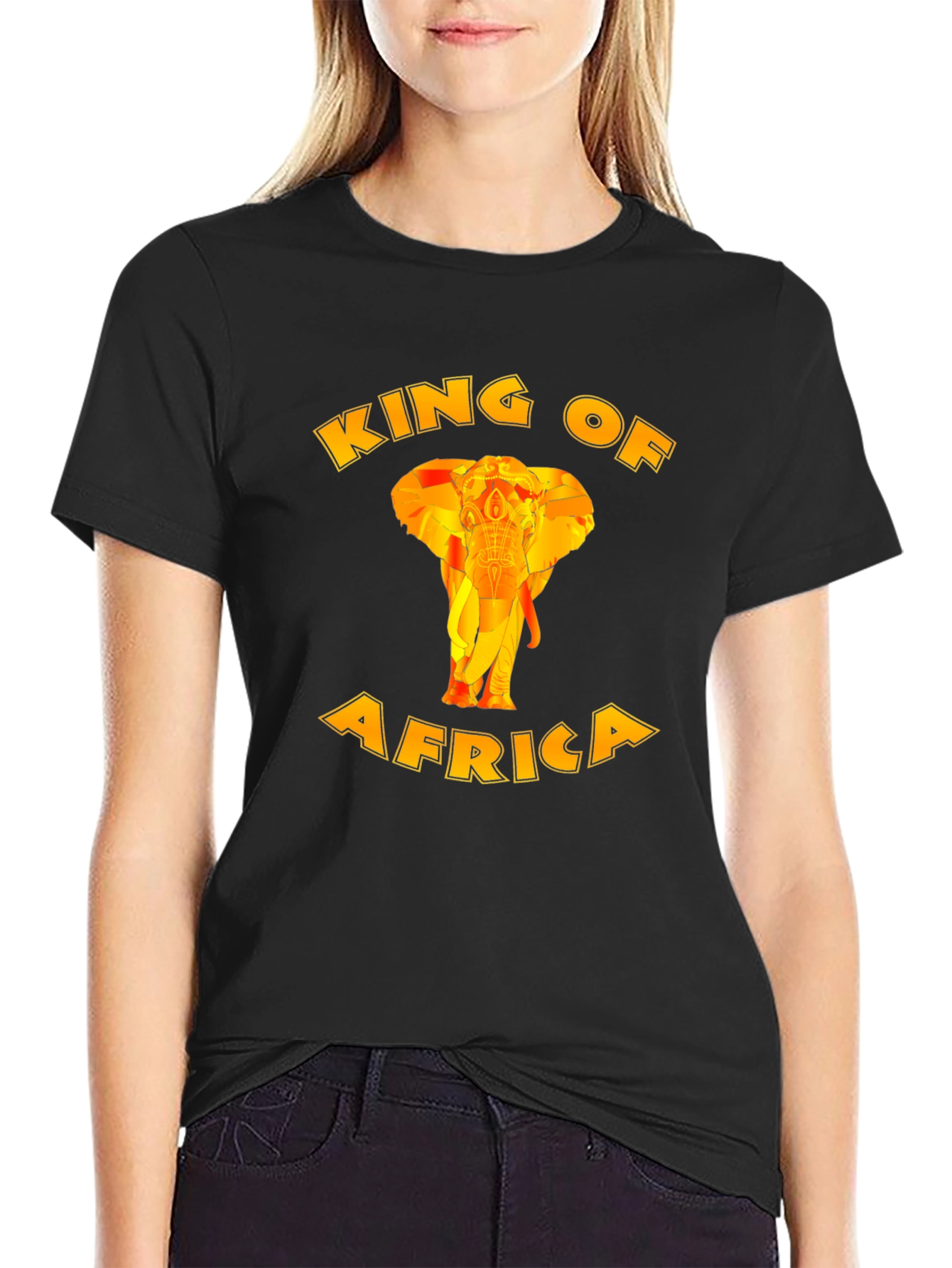 King of Africa Graphic Print Mens T-Shirt