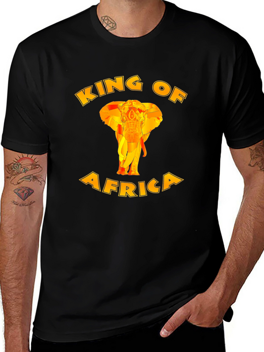 King of Africa Graphic Print Mens T-Shirt