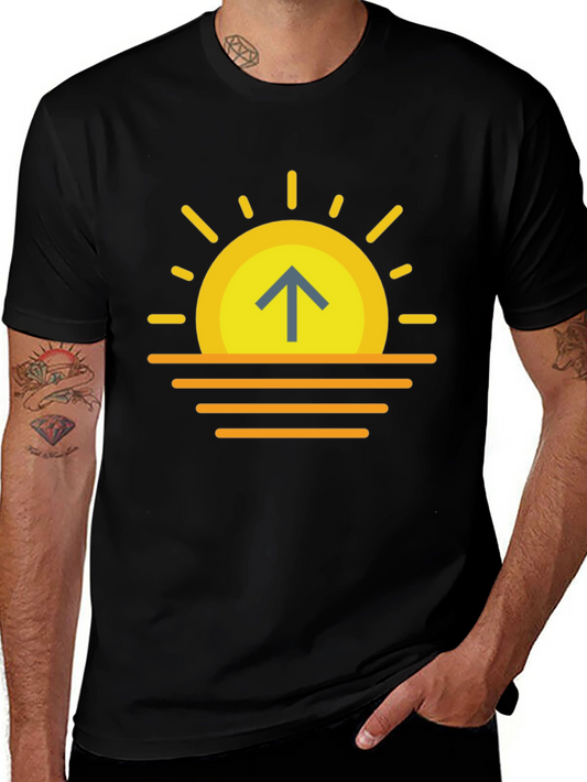 Sunrise Arrow T-Shirt - Modern Graphic Tee