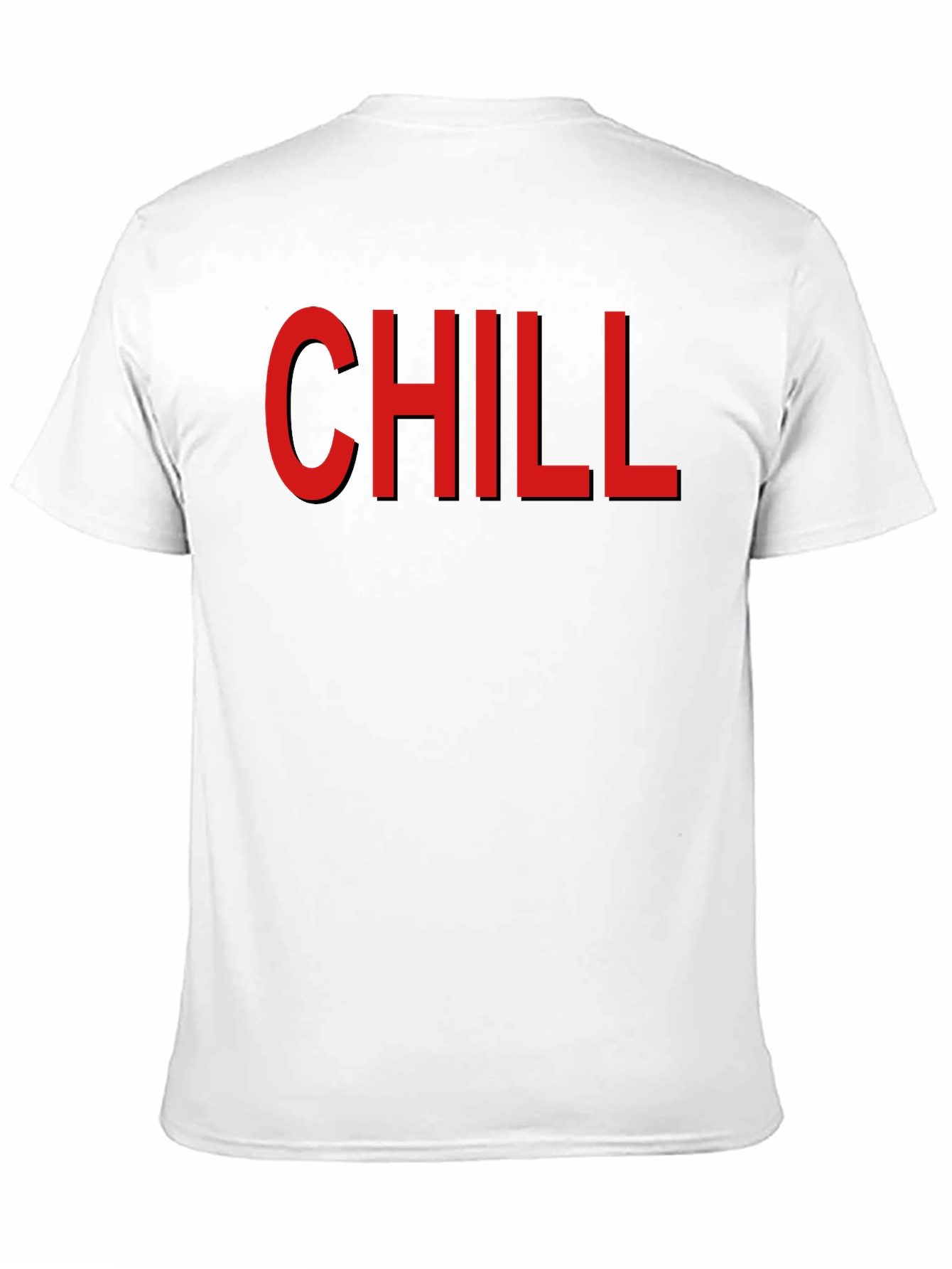 Chill Graphic T-Shirt - Mens Black Cotton Tee