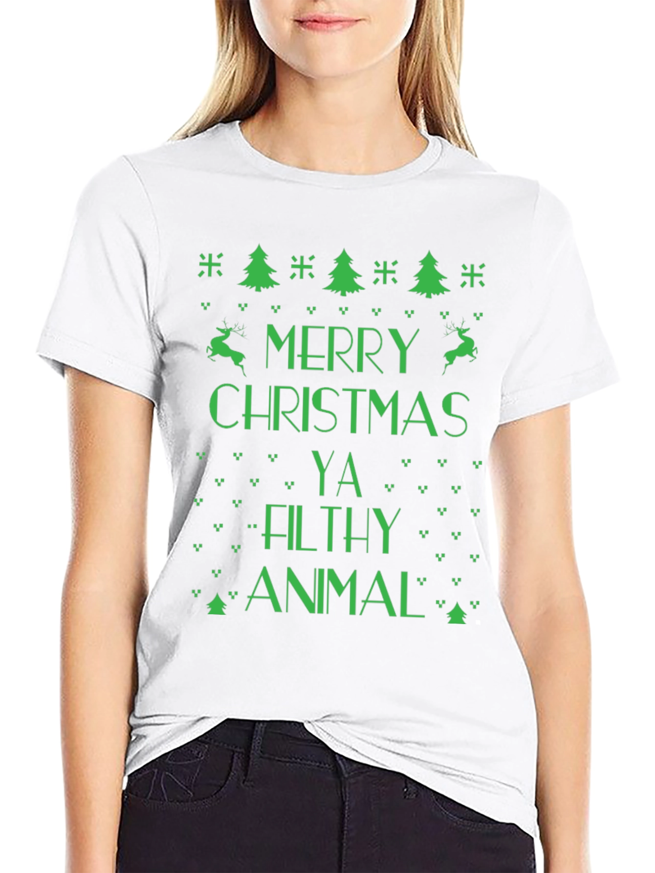 Merry Christmas Ya Filthy Animal T-Shirt