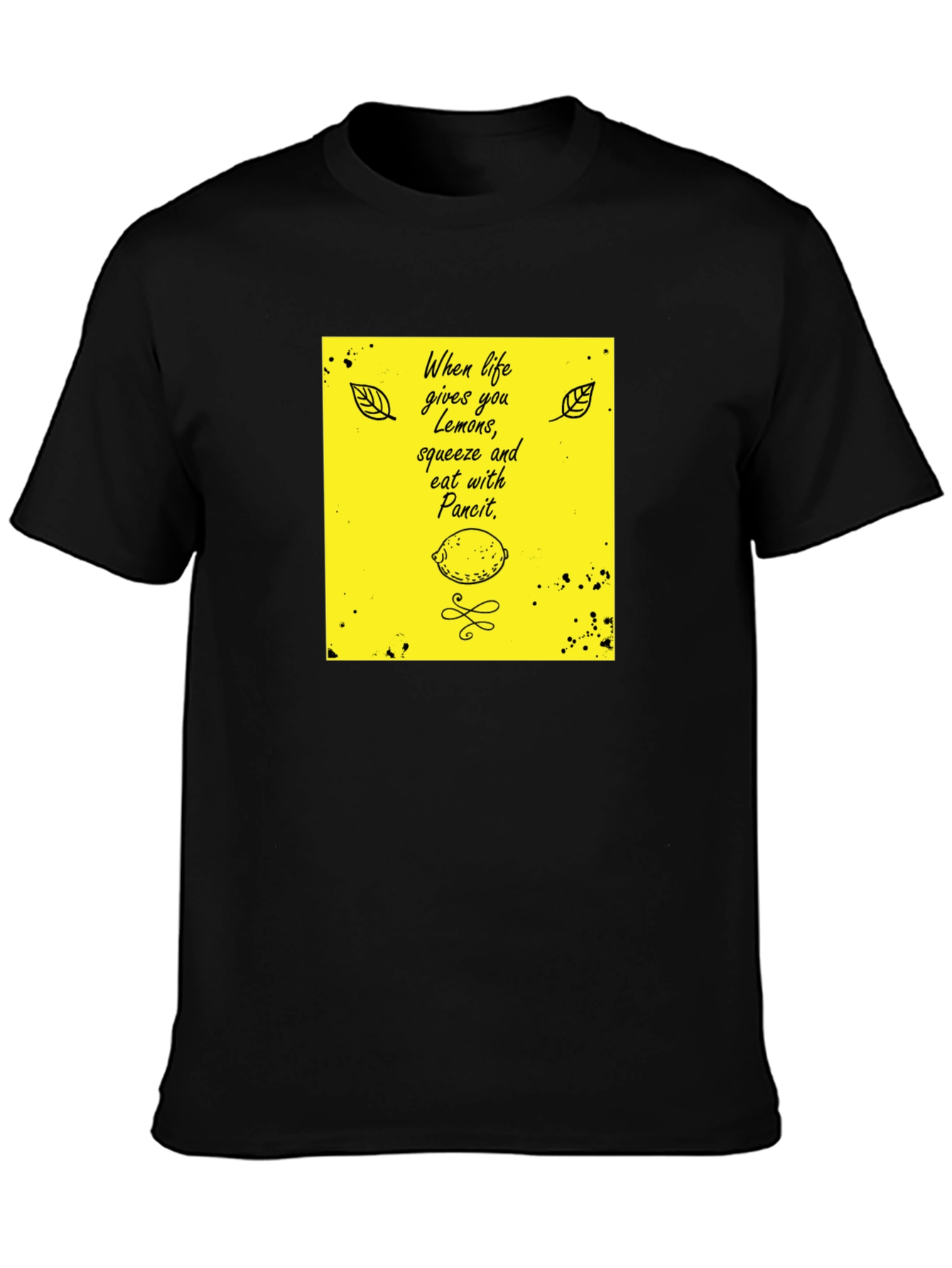 Lemon Pancit Graphic Tee - Quirky T-Shirt