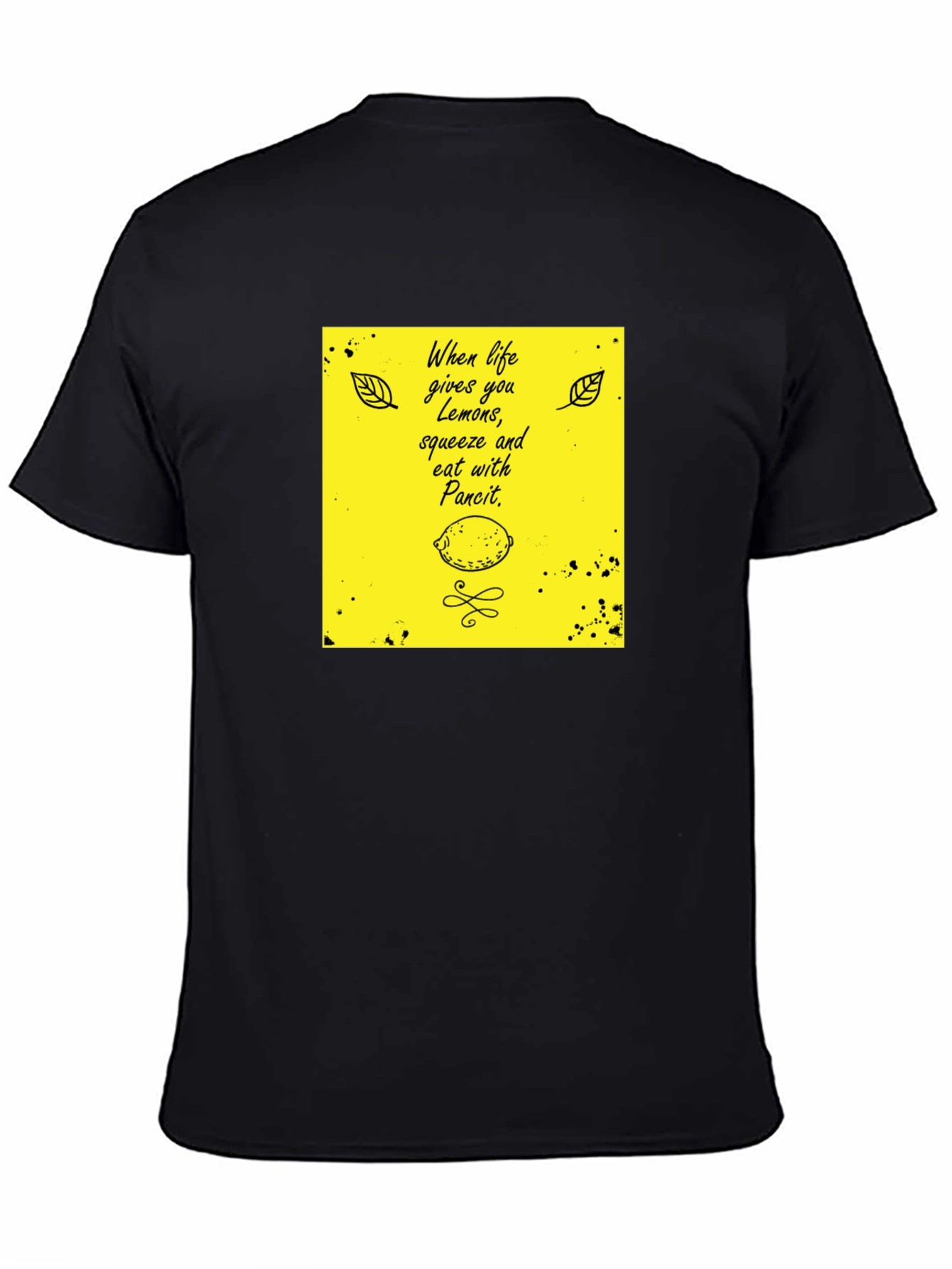 Lemon Pancit Graphic Tee - Quirky T-Shirt