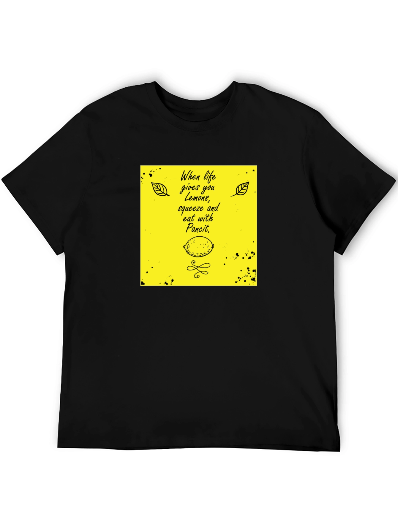 Lemon Pancit Graphic Tee - Quirky T-Shirt