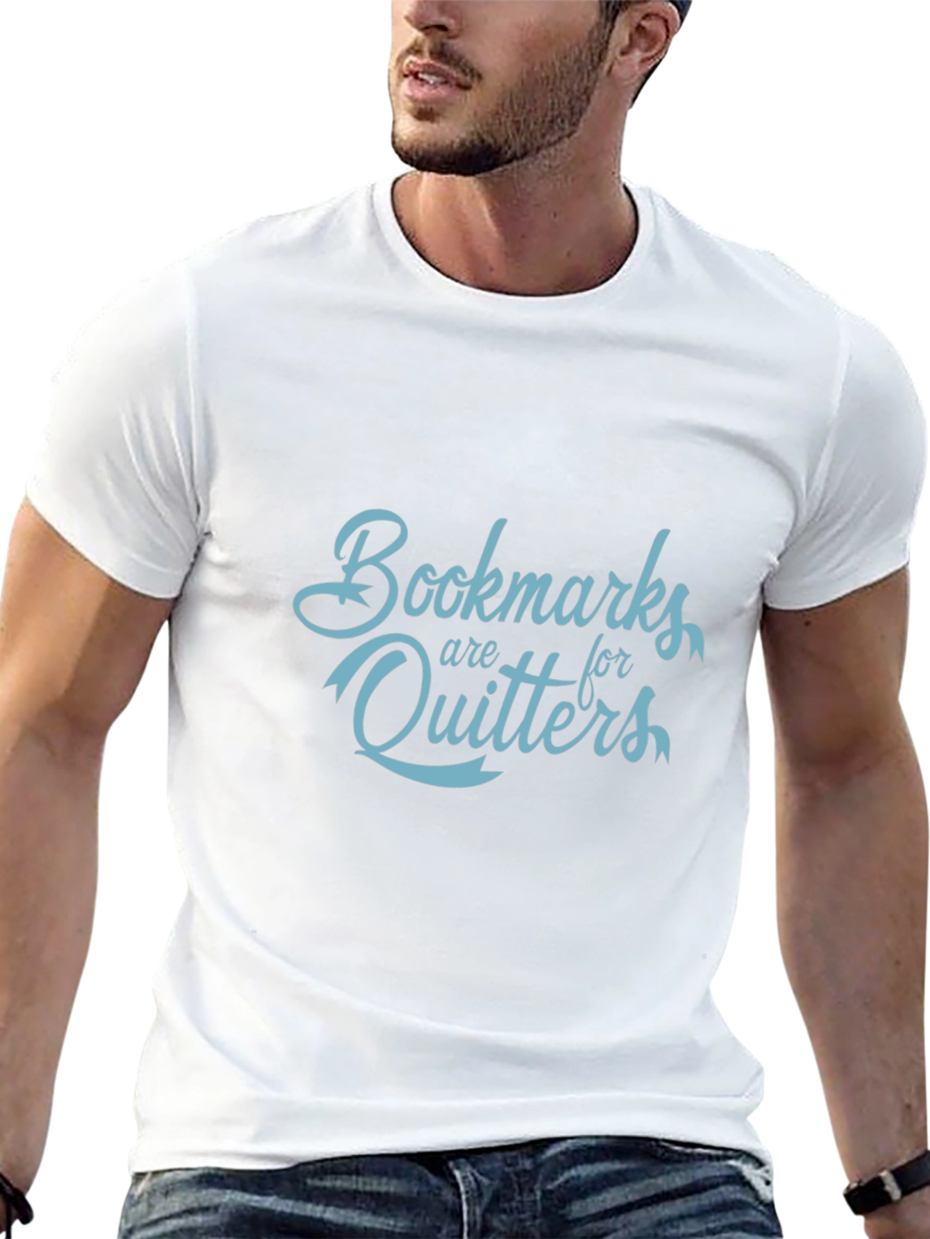 Bookmarks are for Quitters Graphic T-Shirt