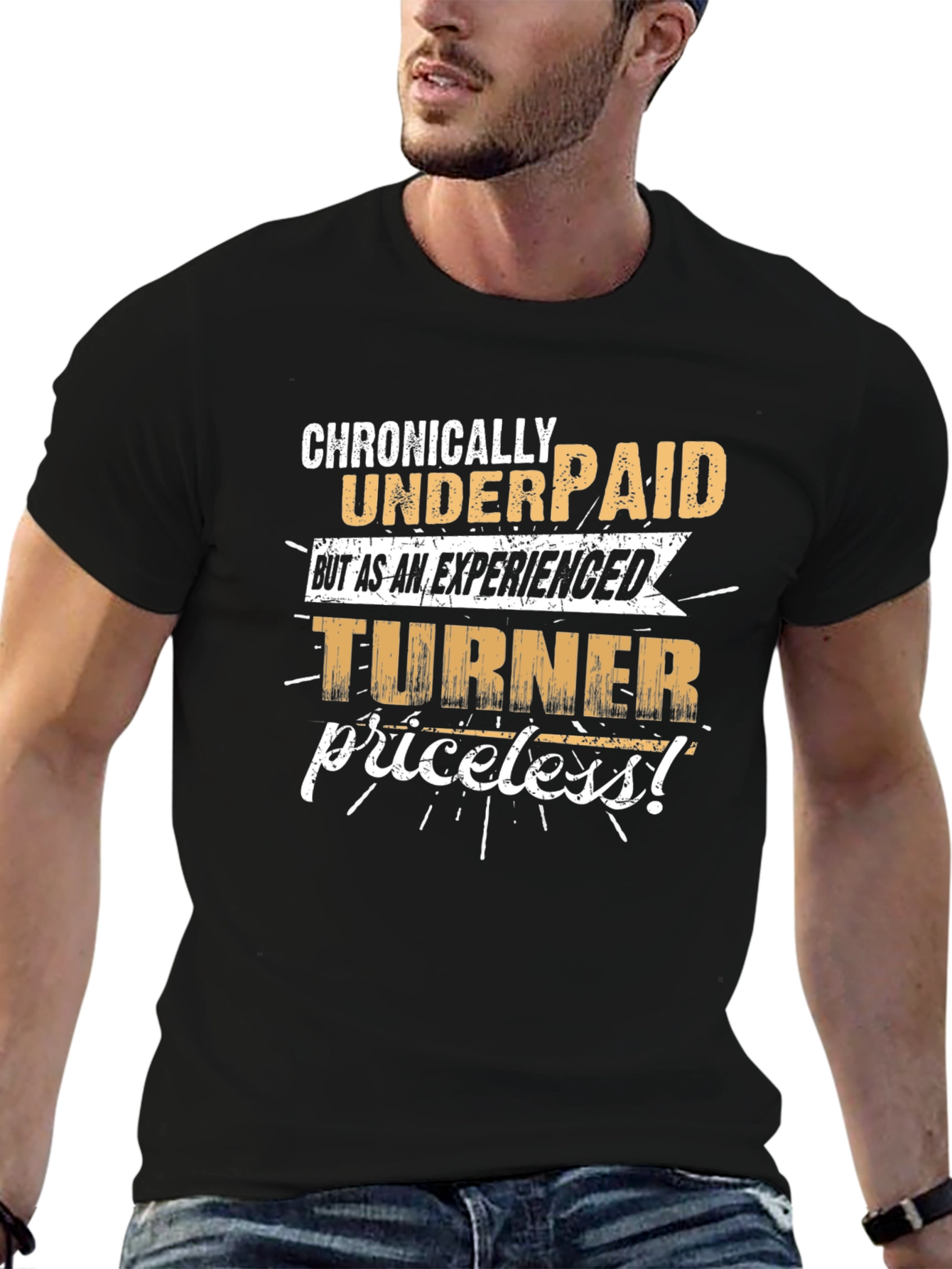 Chronically Underpaid Turner - Novelty T-Shirt