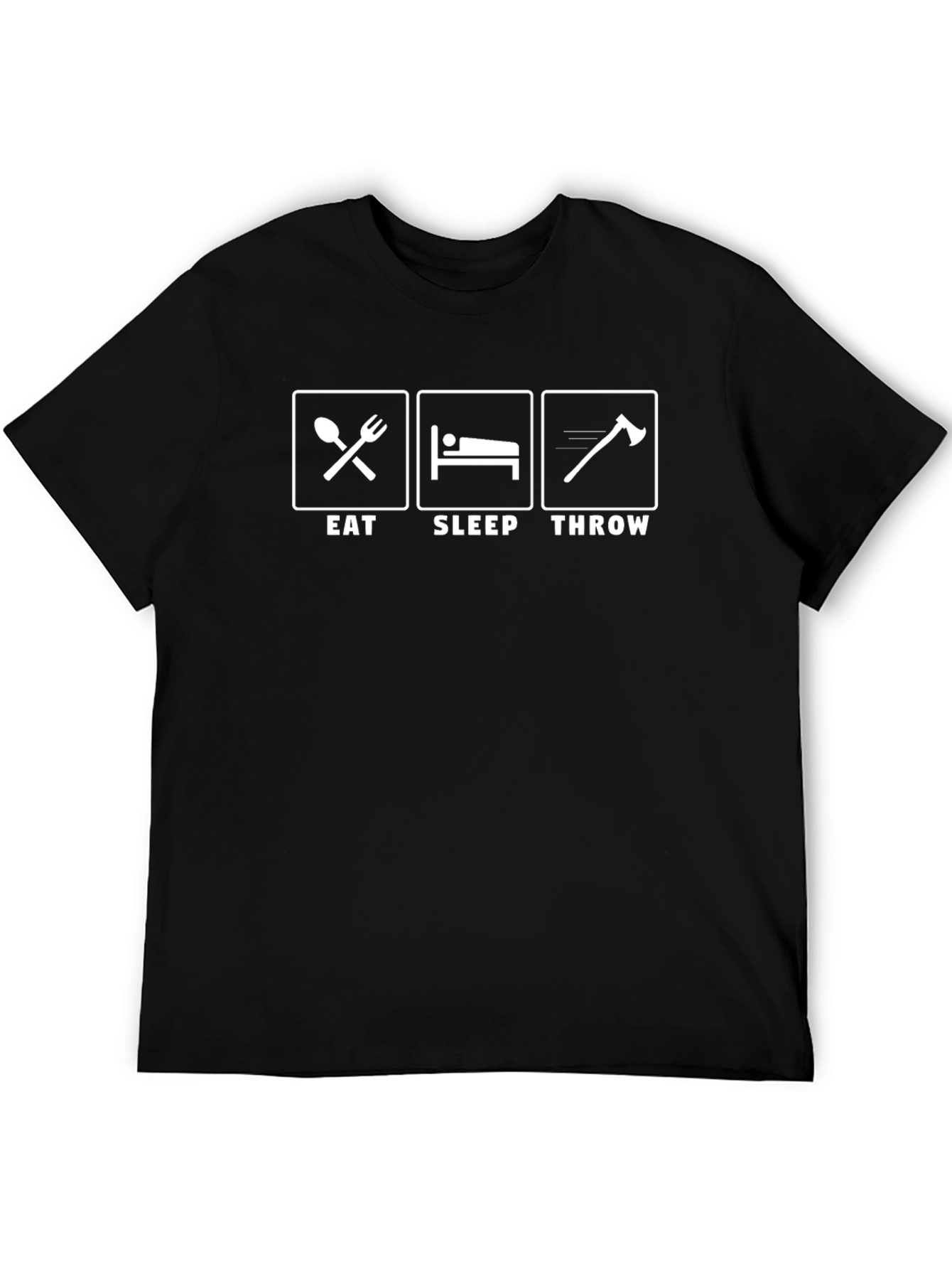 Eat Sleep Throw T-Shirt Axe Throwing Tee