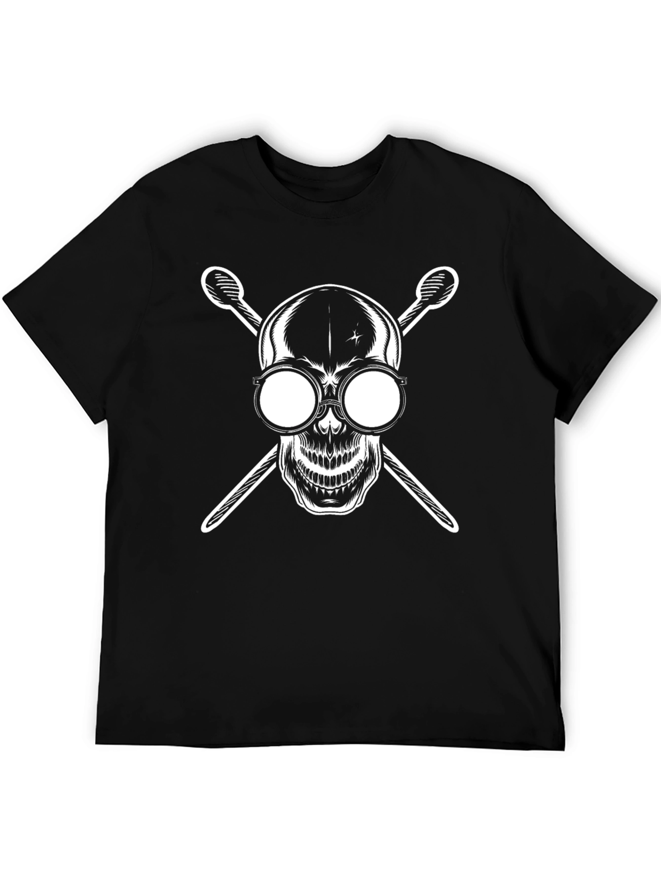 Skull & Crossbones T-Shirt: Black Graphic Tee
