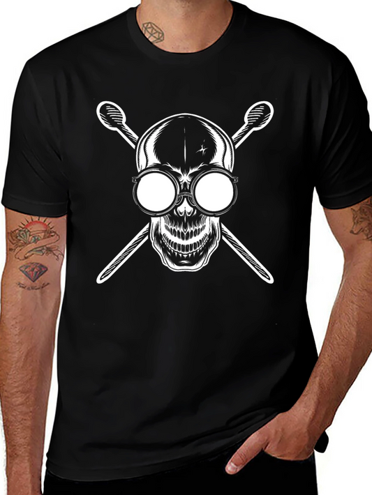Skull & Crossbones T-Shirt: Black Graphic Tee