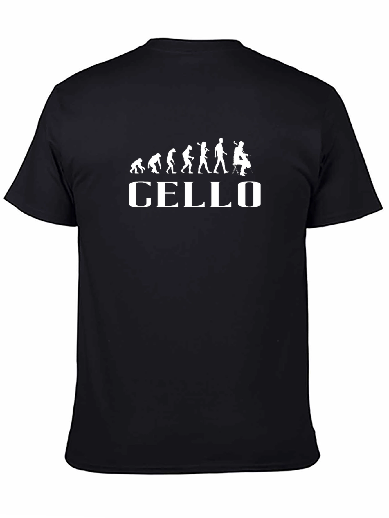 Cello Evolution Graphic T-Shirt - Musician Gift