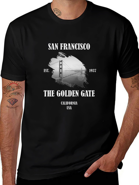 San Francisco Golden Gate Bridge Graphic Tee