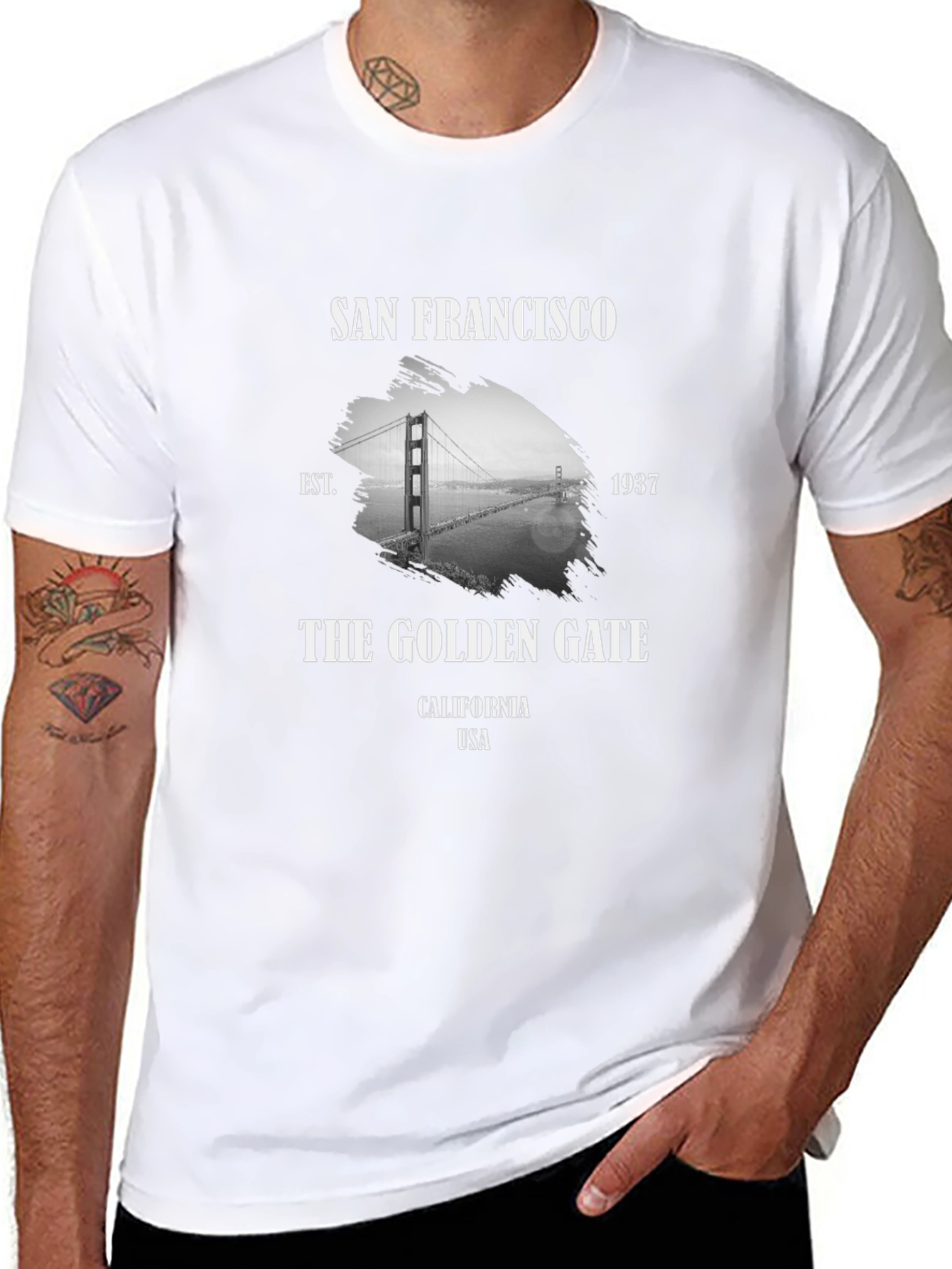 San Francisco Golden Gate Bridge Graphic Tee