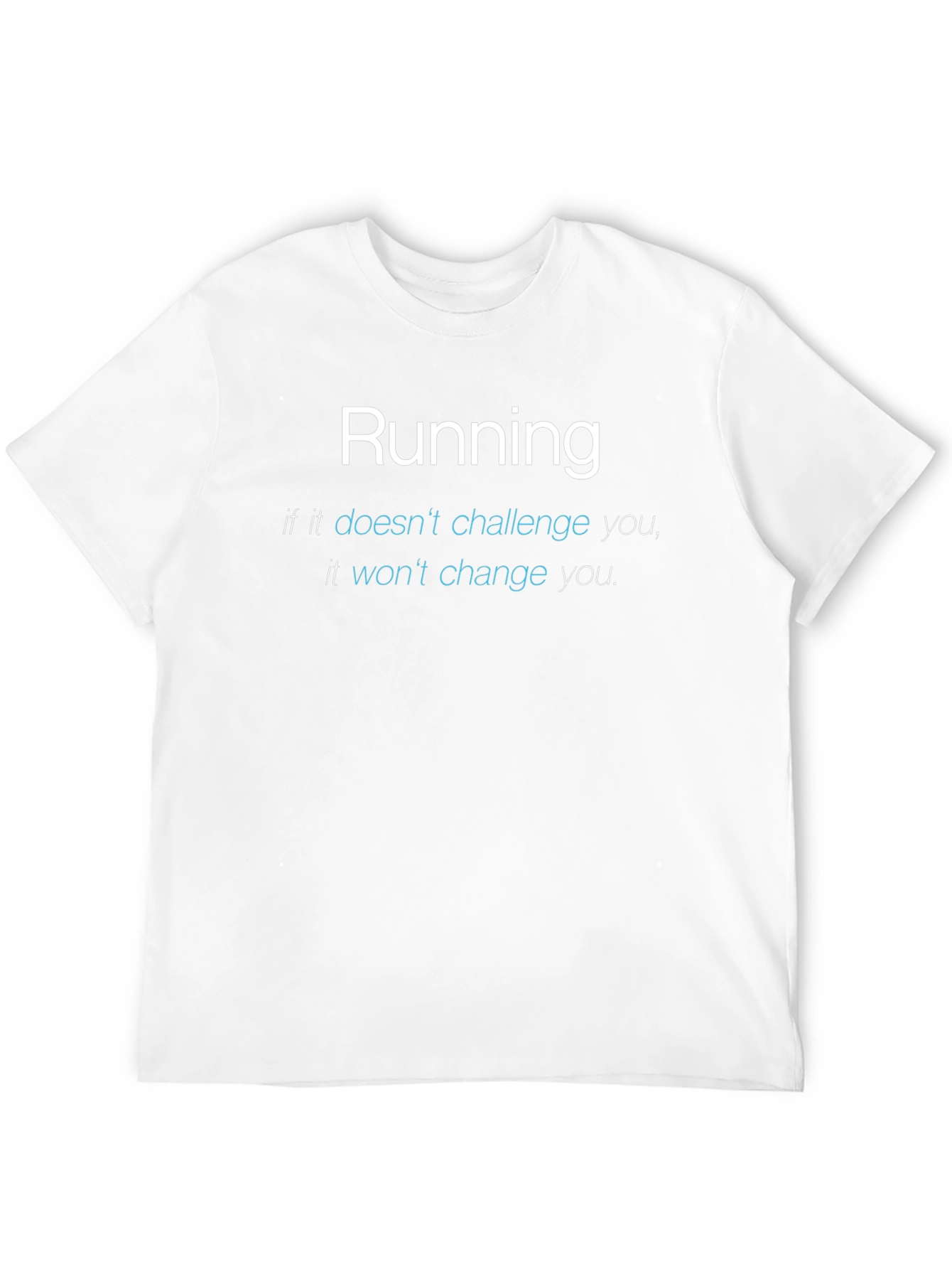 Running Motivation T-Shirt - Challenge & Change