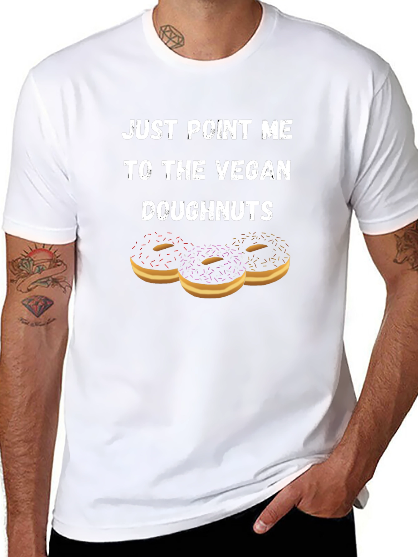 Vegan Doughnut T-Shirt - Unisex