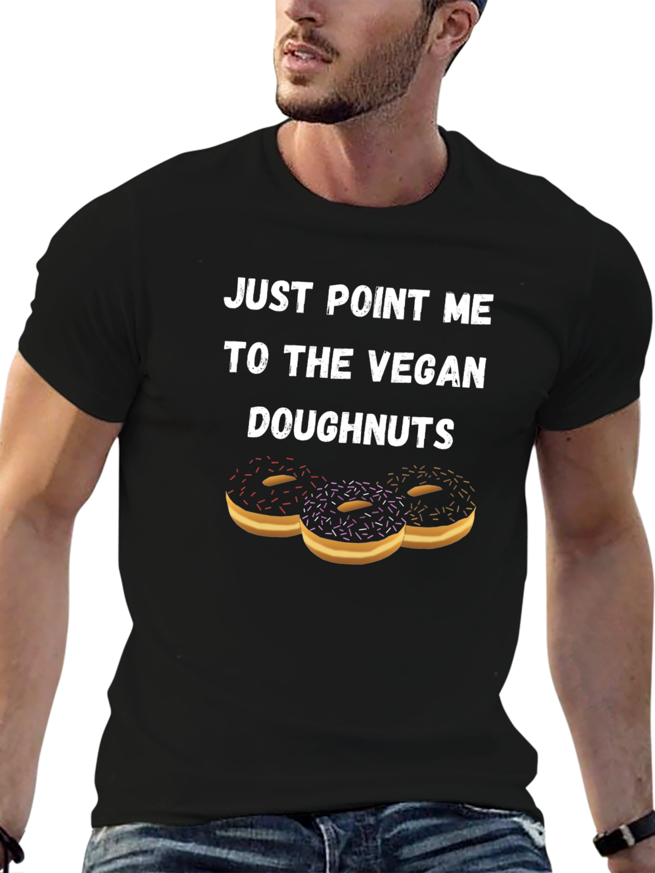Vegan Doughnut T-Shirt - Unisex