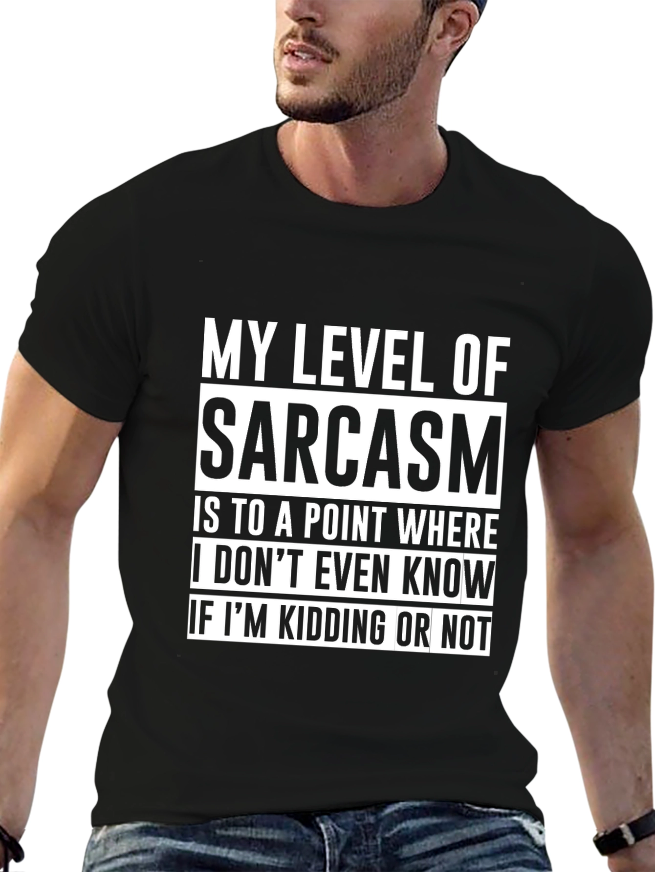 Sarcasm Level T-Shirt - Funny Graphic Tee