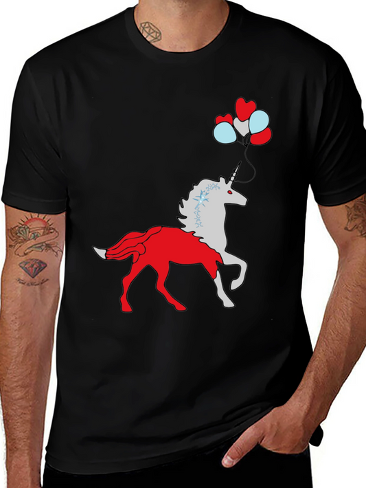 Unicorn Balloon Graphic Tee