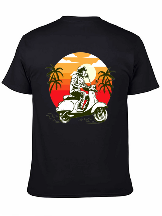 Retro Scooter T-Shirt - Vintage Style