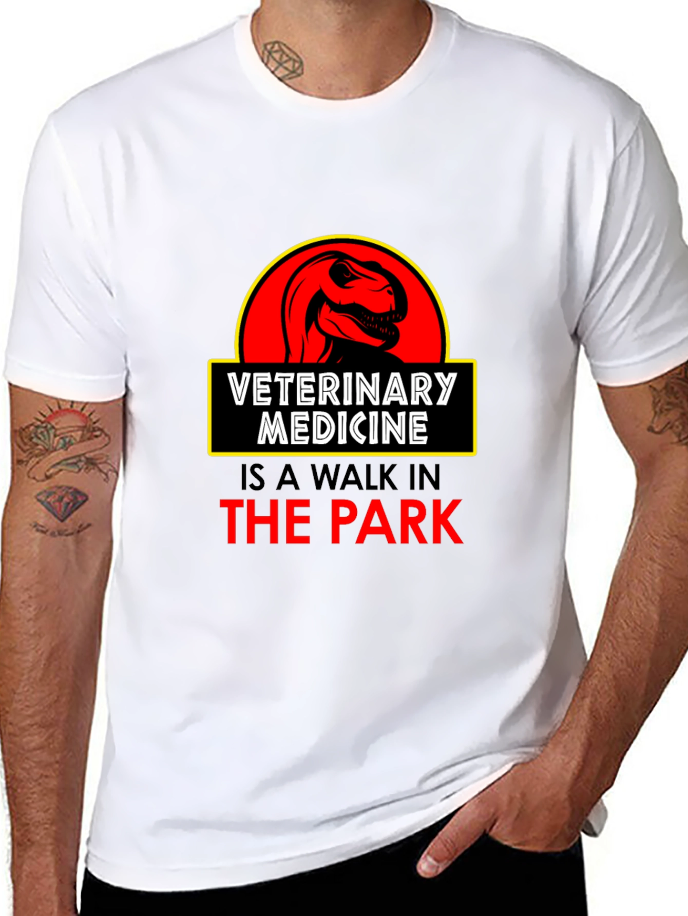 Veterinary Medicine T-Shirt: Jurassic Park Inspired