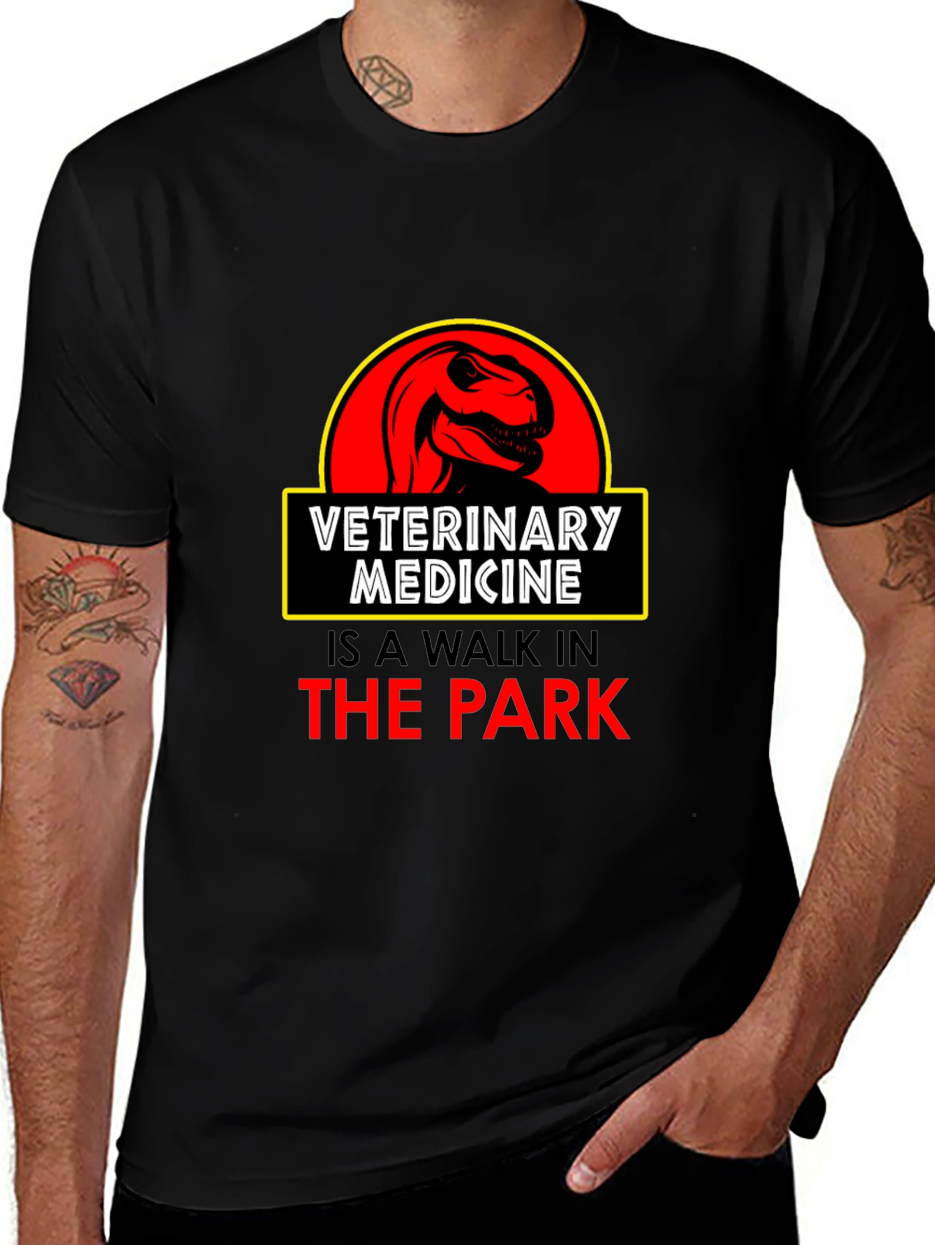 Veterinary Medicine T-Shirt: Jurassic Park Inspired