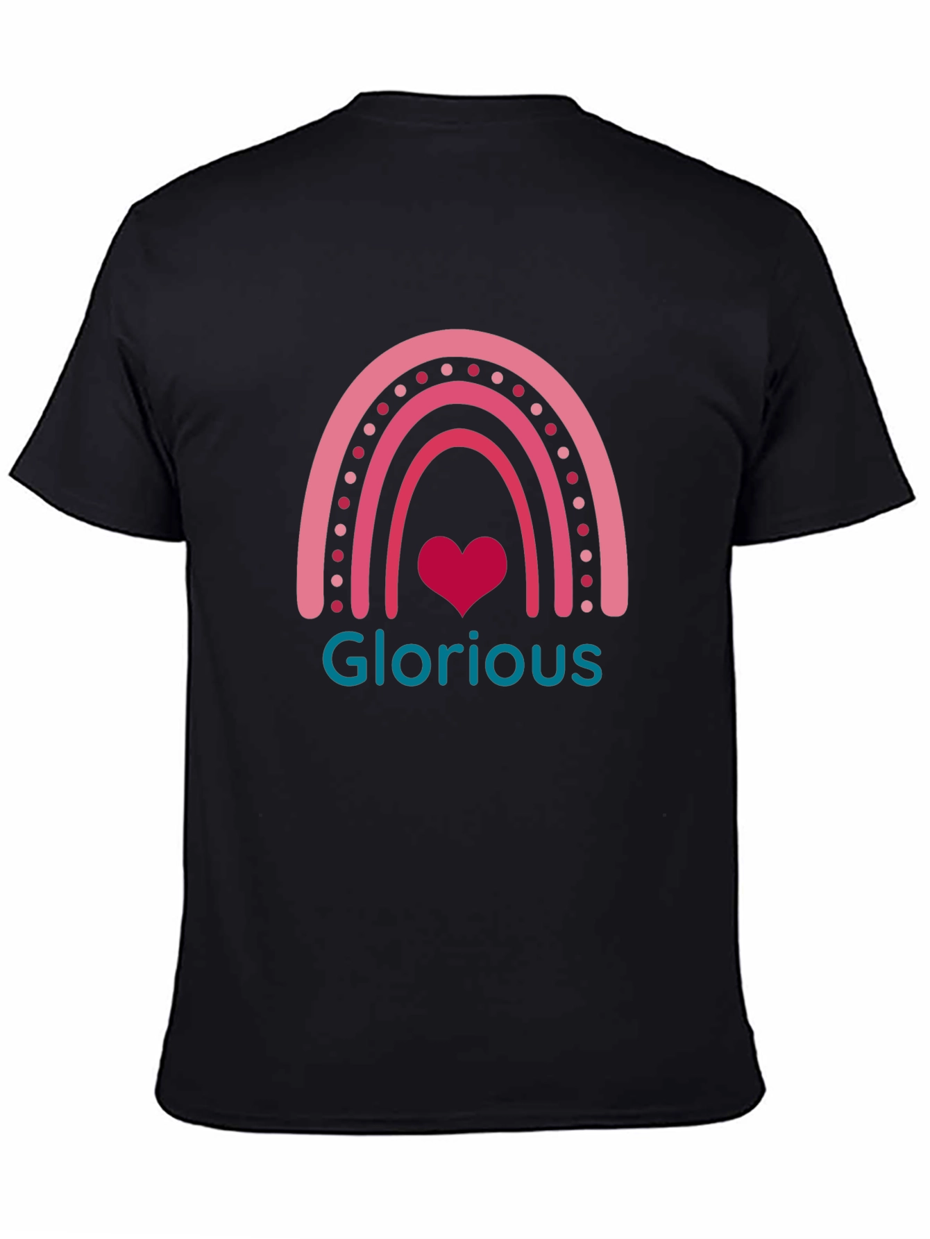 Glorious Rainbow Heart Graphic Tee