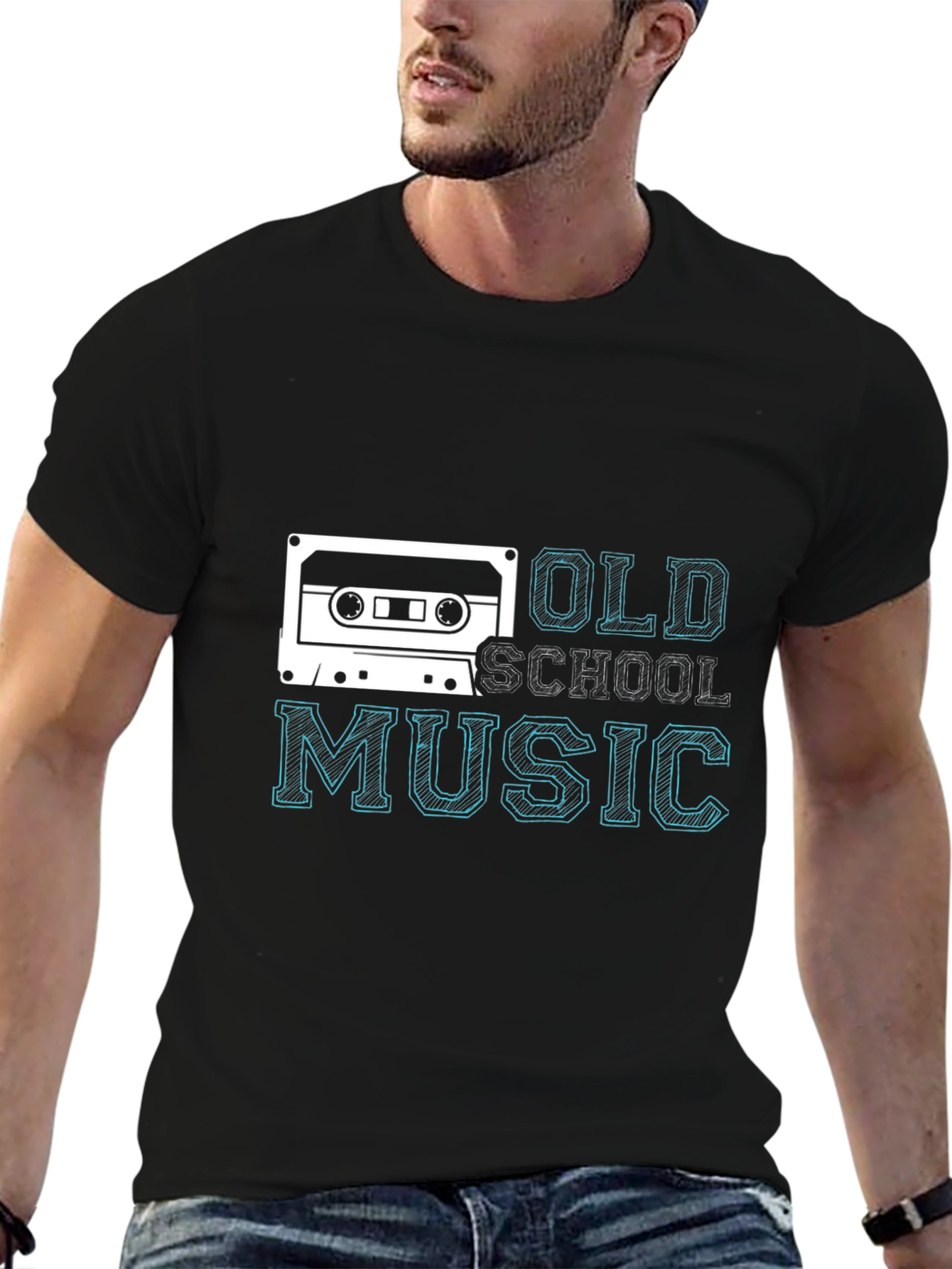 Retro Cassette Tape Old School Music Graphic Tee